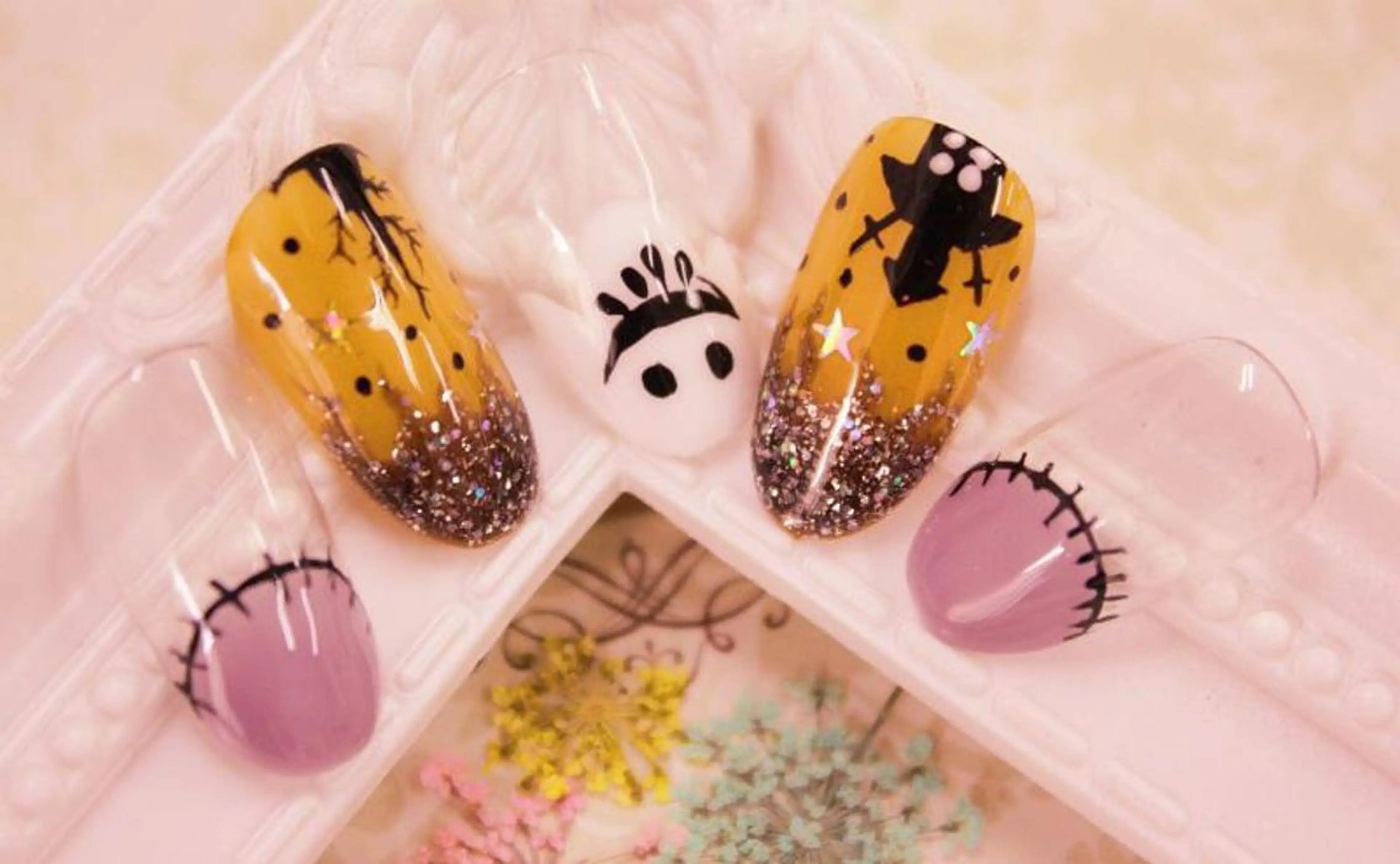 ネイル ハロウィン リラネイル Aikenのネイルデザイン