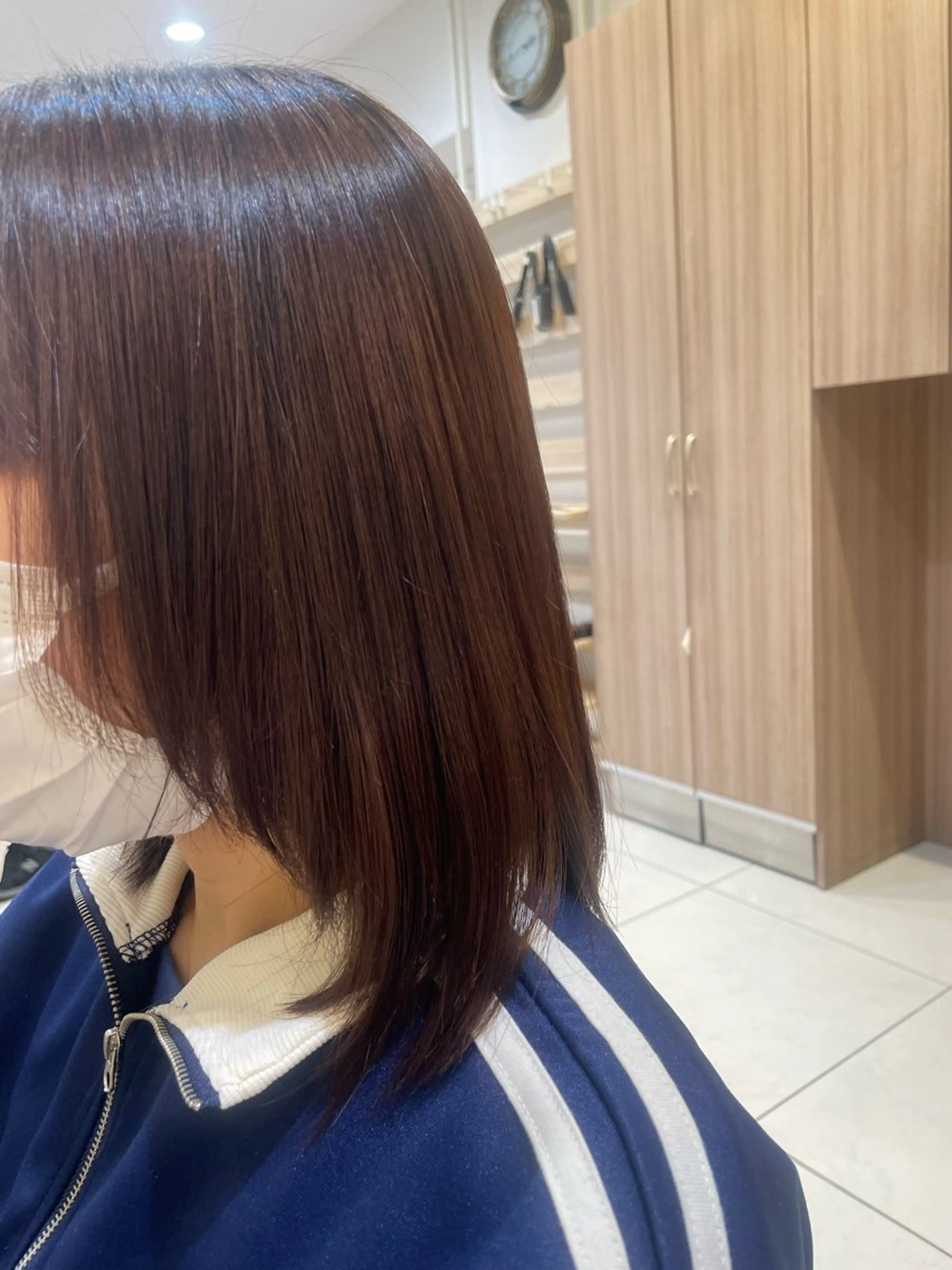 ミディアム ヘアアレンジ 顔周りカット レイヤーカット カット トリートメント 韓国ヘアメイク🎀/ 縮毛矯正✨山本媛香のヘアスタイル