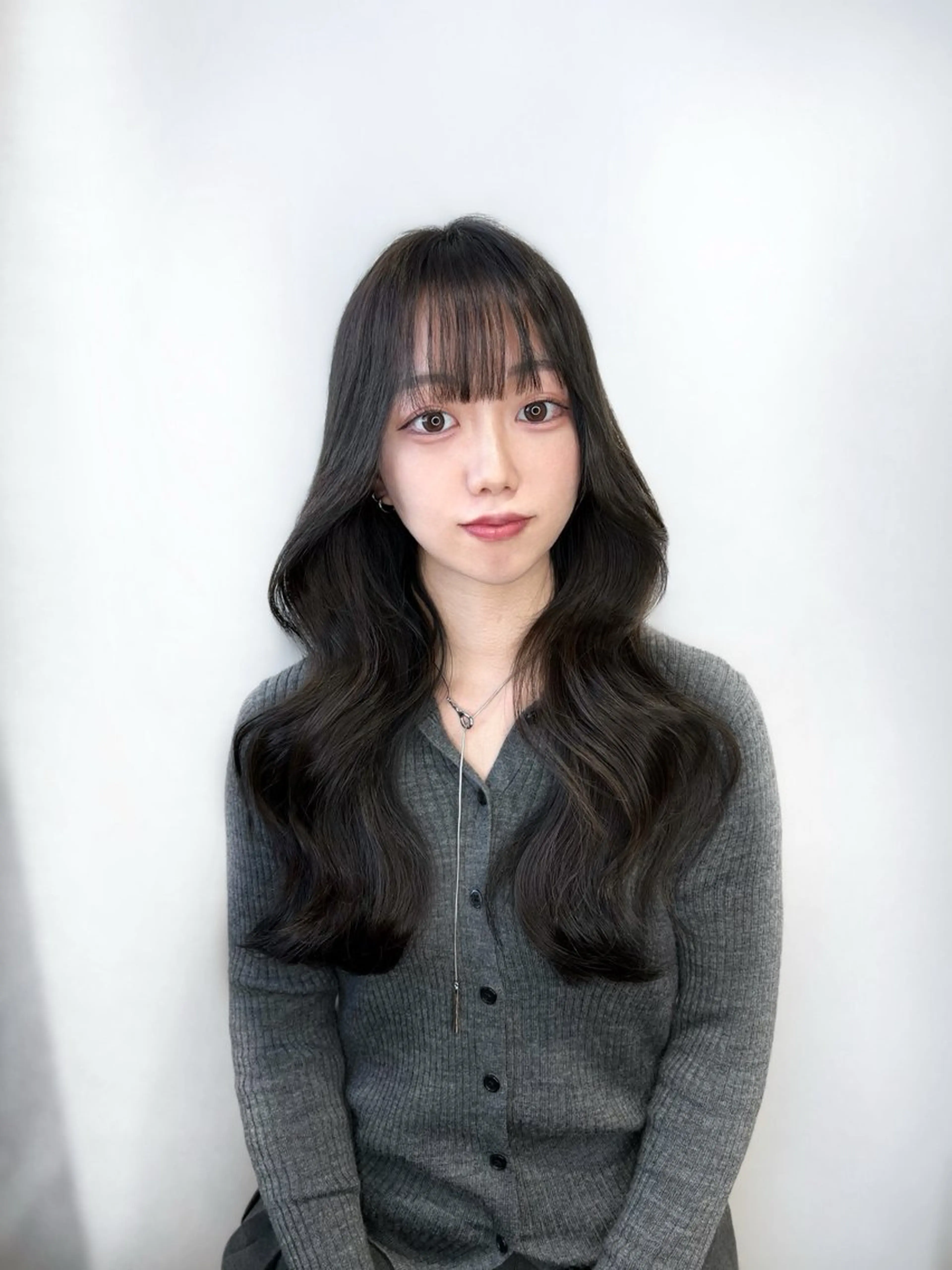 ロング ヘアアレンジ 髪質改善 韓国風ヘア レイヤーカット トリートメント ワンホンレイヤー 🏅韓国ヘア/新宿/ レイヤー/KSukeのヘアスタイル