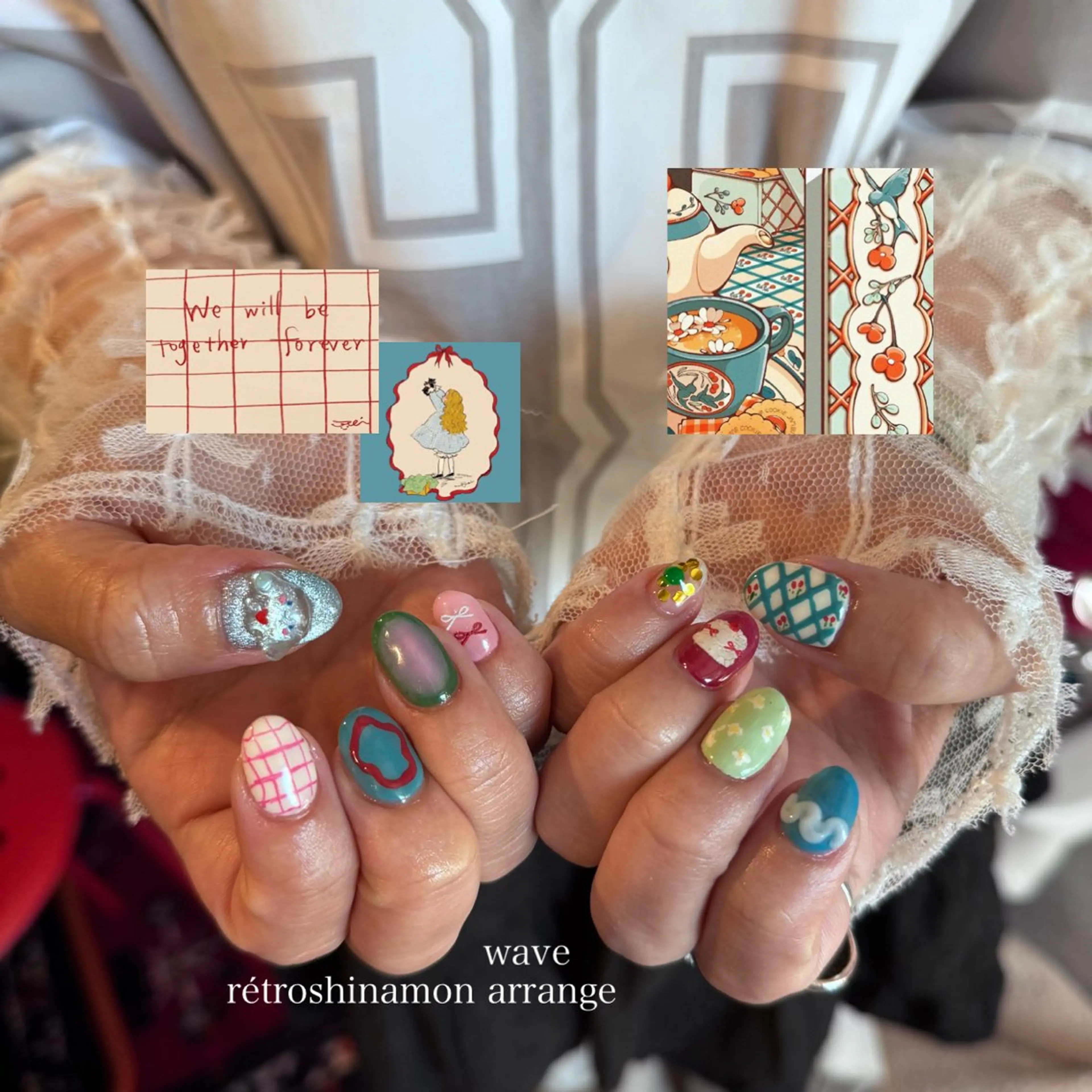 ショート nail space wave所属・nail space waveのネイルデザイン