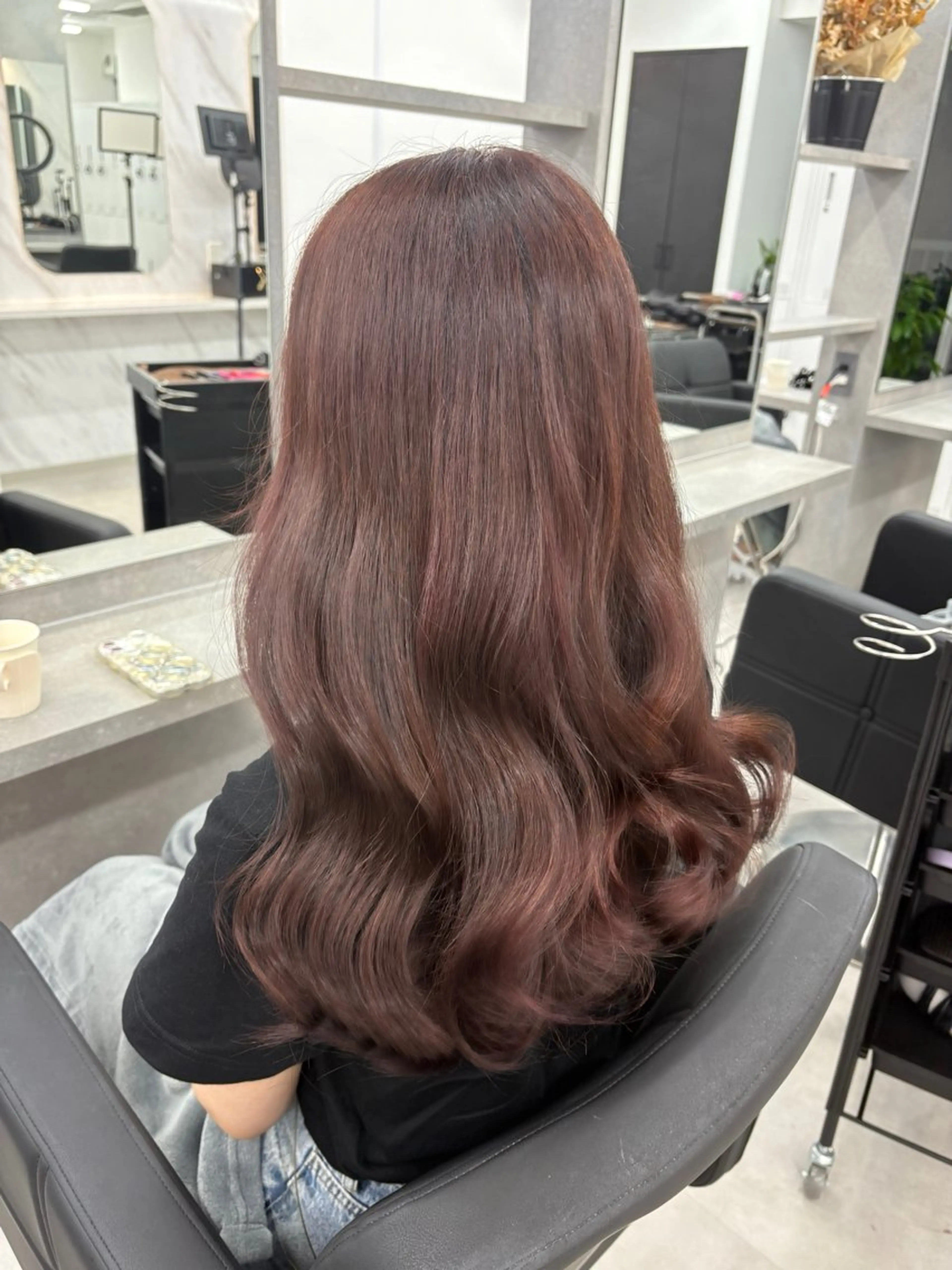 ロング カット ヘアカラー トリートメント Lapis所属・韓国レイヤーカット/ AIRIのヘアスタイル