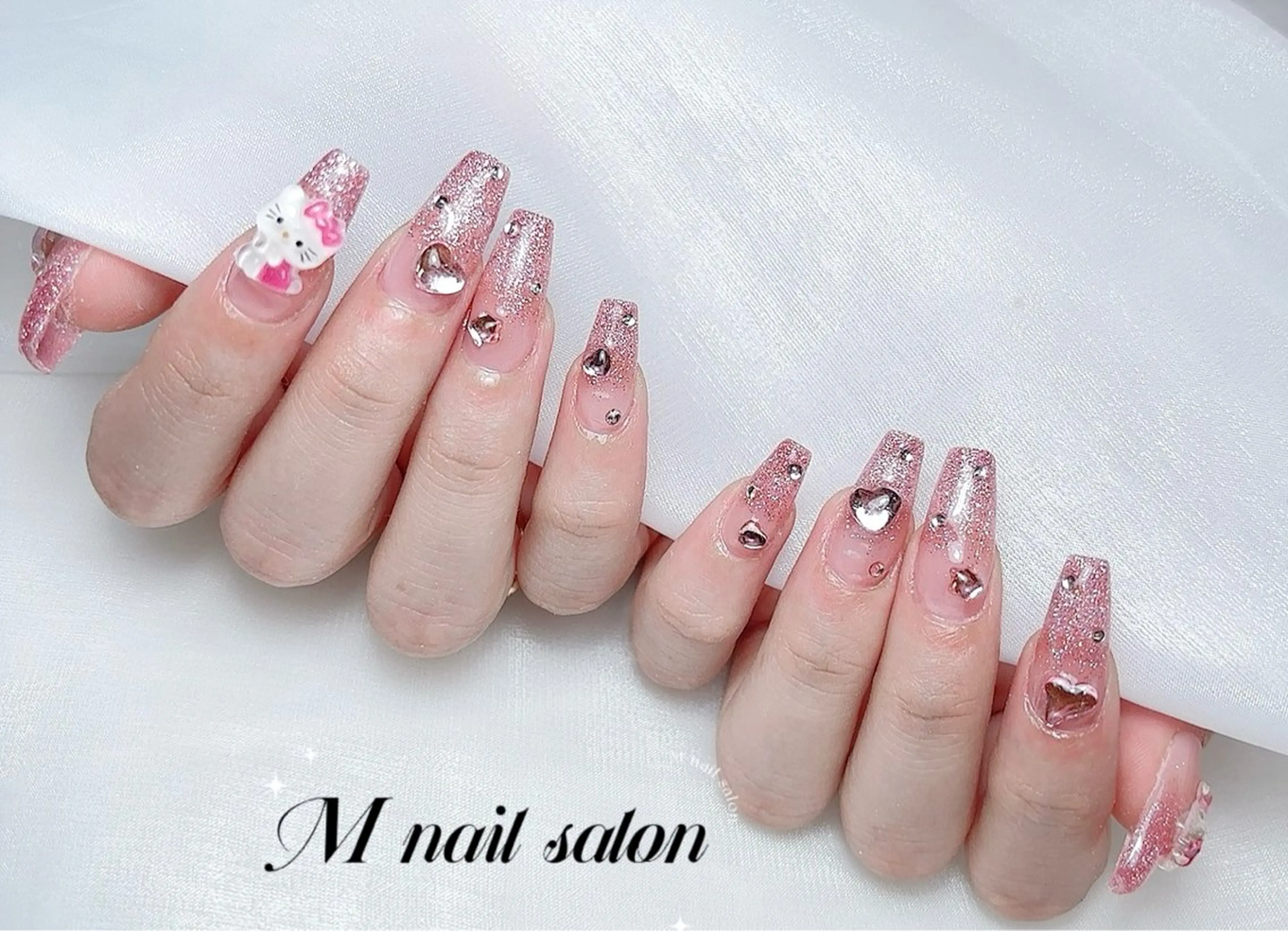 ネイル ハンドネイル M🌷nail 長さだし専門店のネイルデザイン