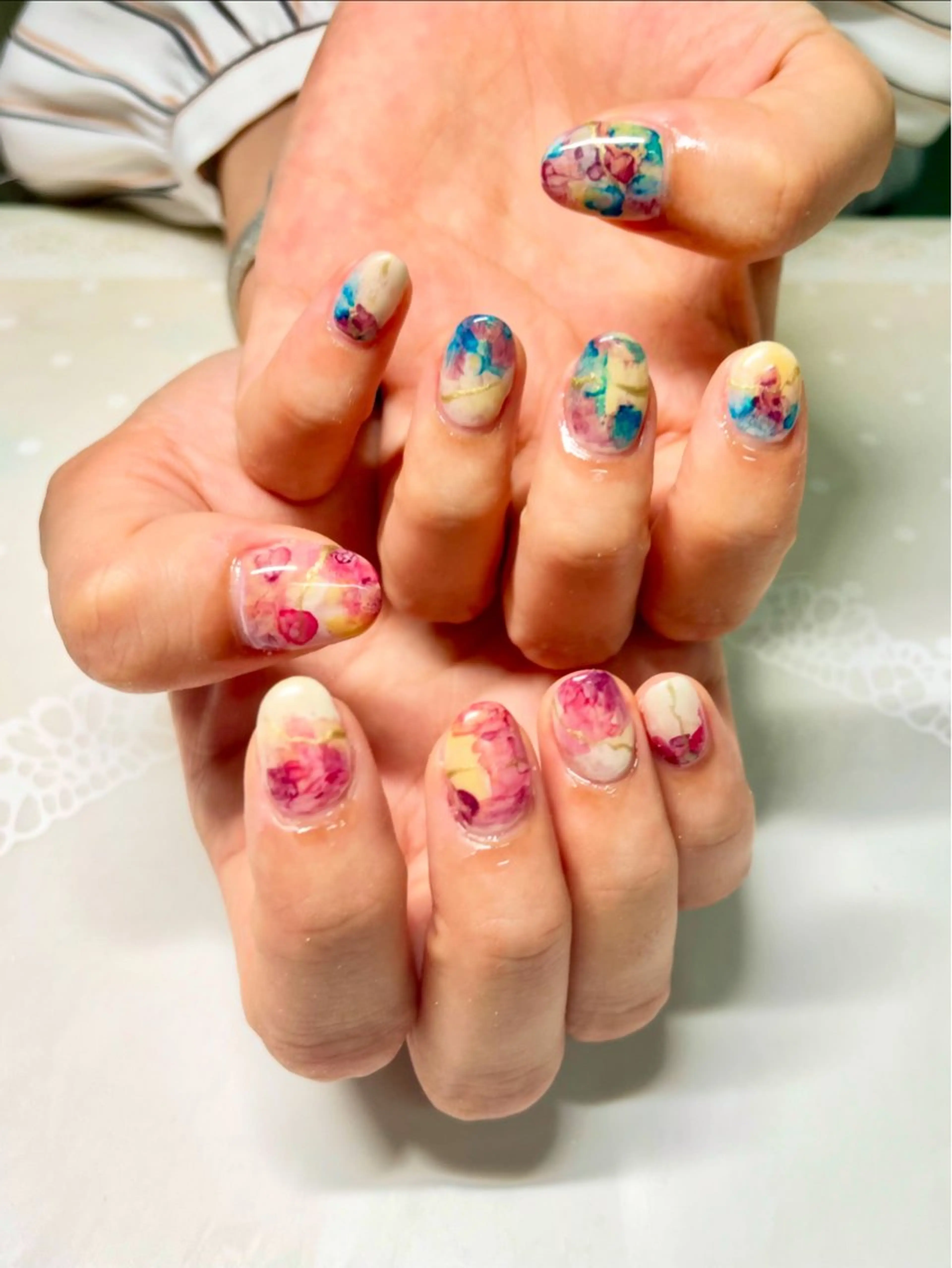 ネイル ハンドネイル 新宿ネイルサロン ジェミディローサ所属・新宿ネイルサロン ジェミディローサのネイルデザイン