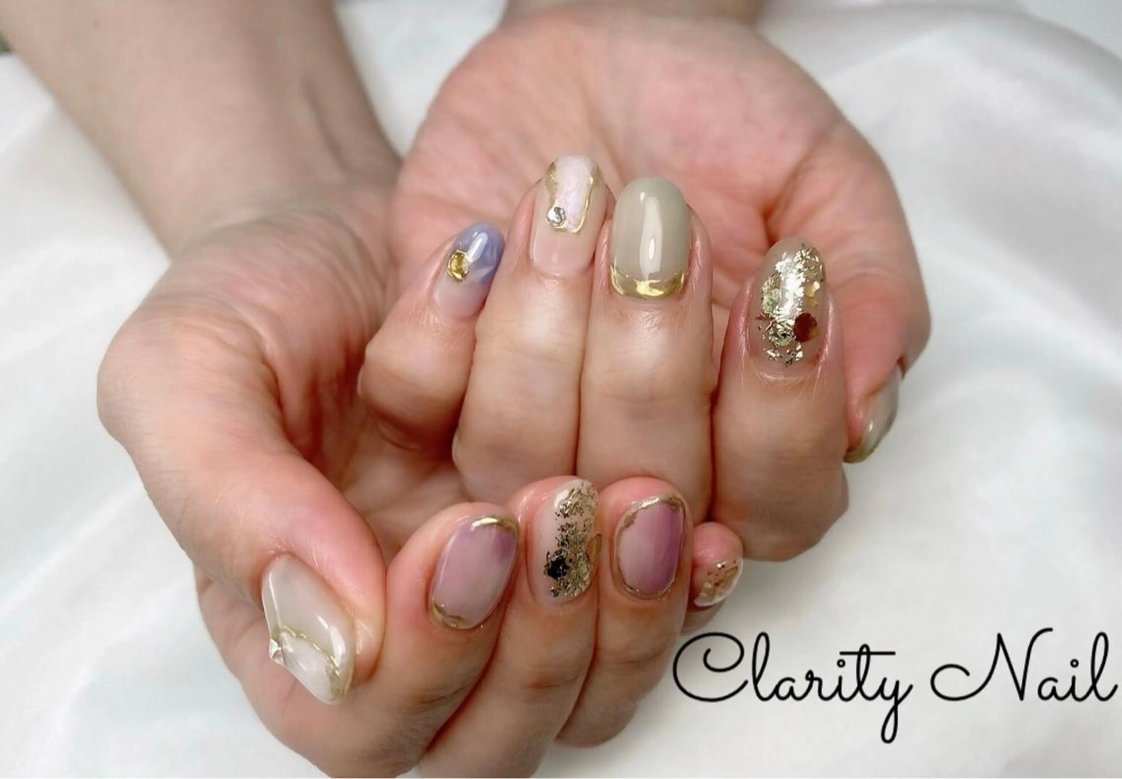 ネイル アートネイル 持ち込み ハンドネイル Clarity Nailのネイルデザイン