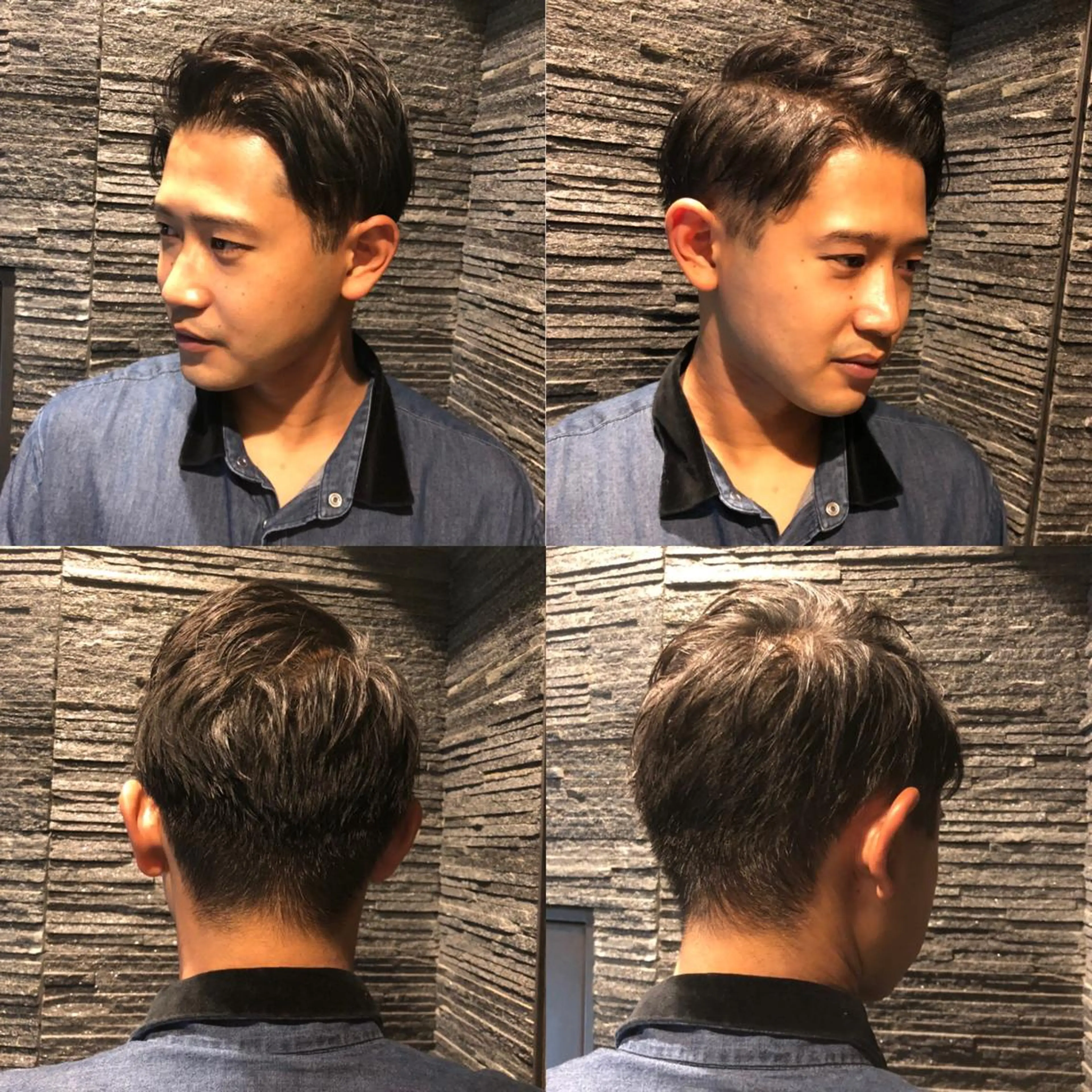 ミディアム ヘアアレンジ メンズ 萩原 勇樹のヘアスタイル