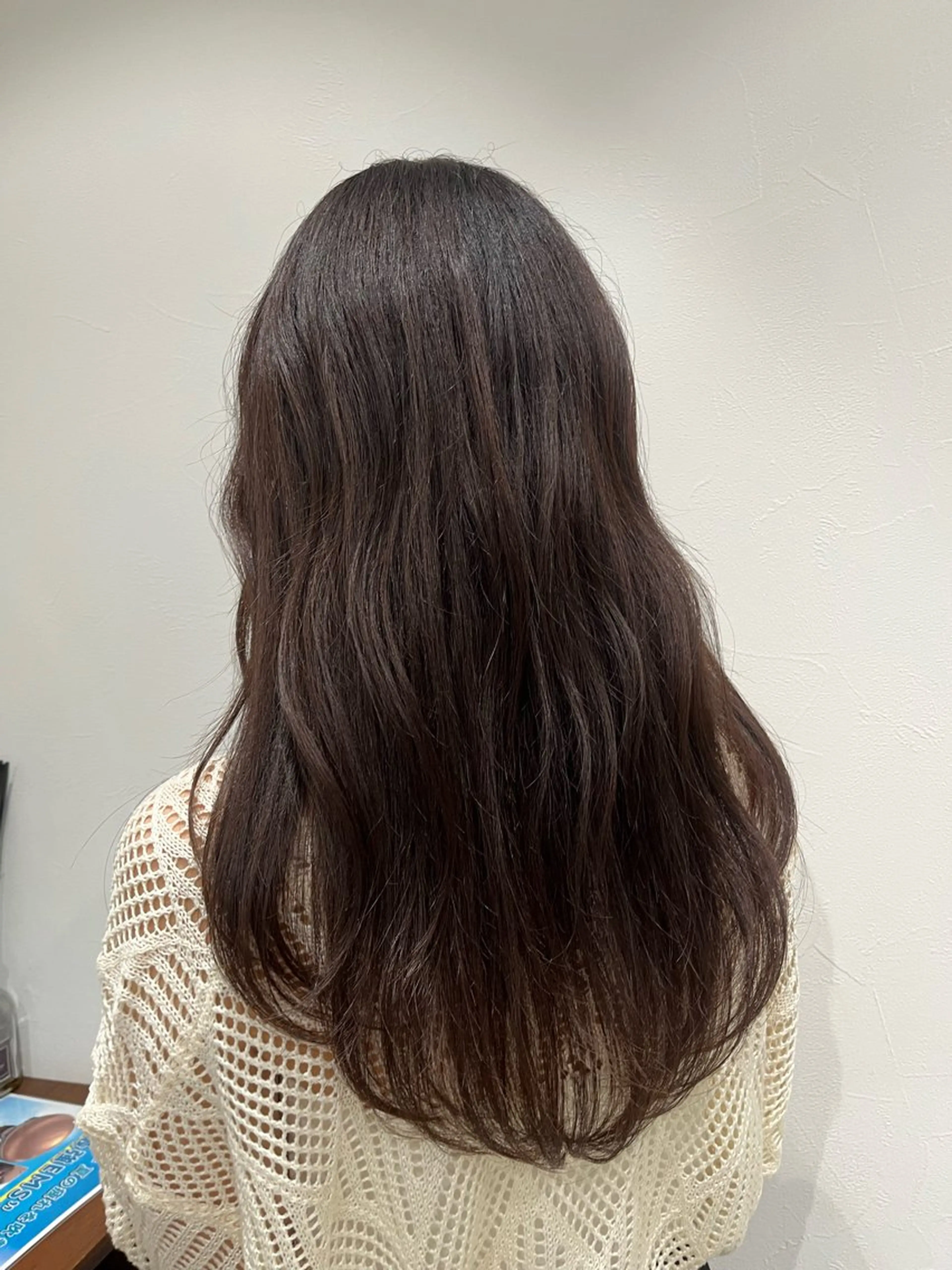 ロング カラー 原口 桃歌のヘアスタイル