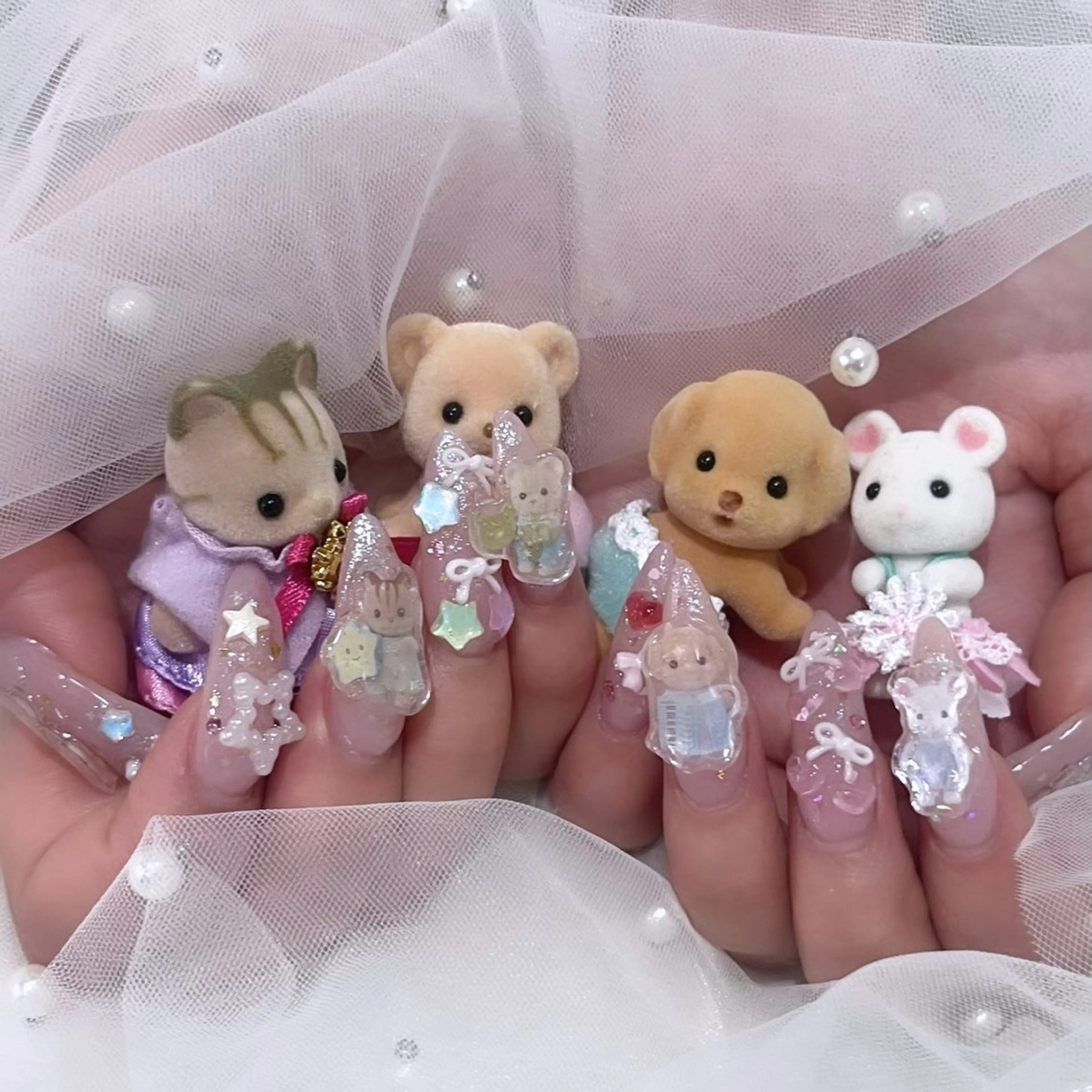 ネイル ハンドネイル 🧁fein. nana🩵のネイルデザイン