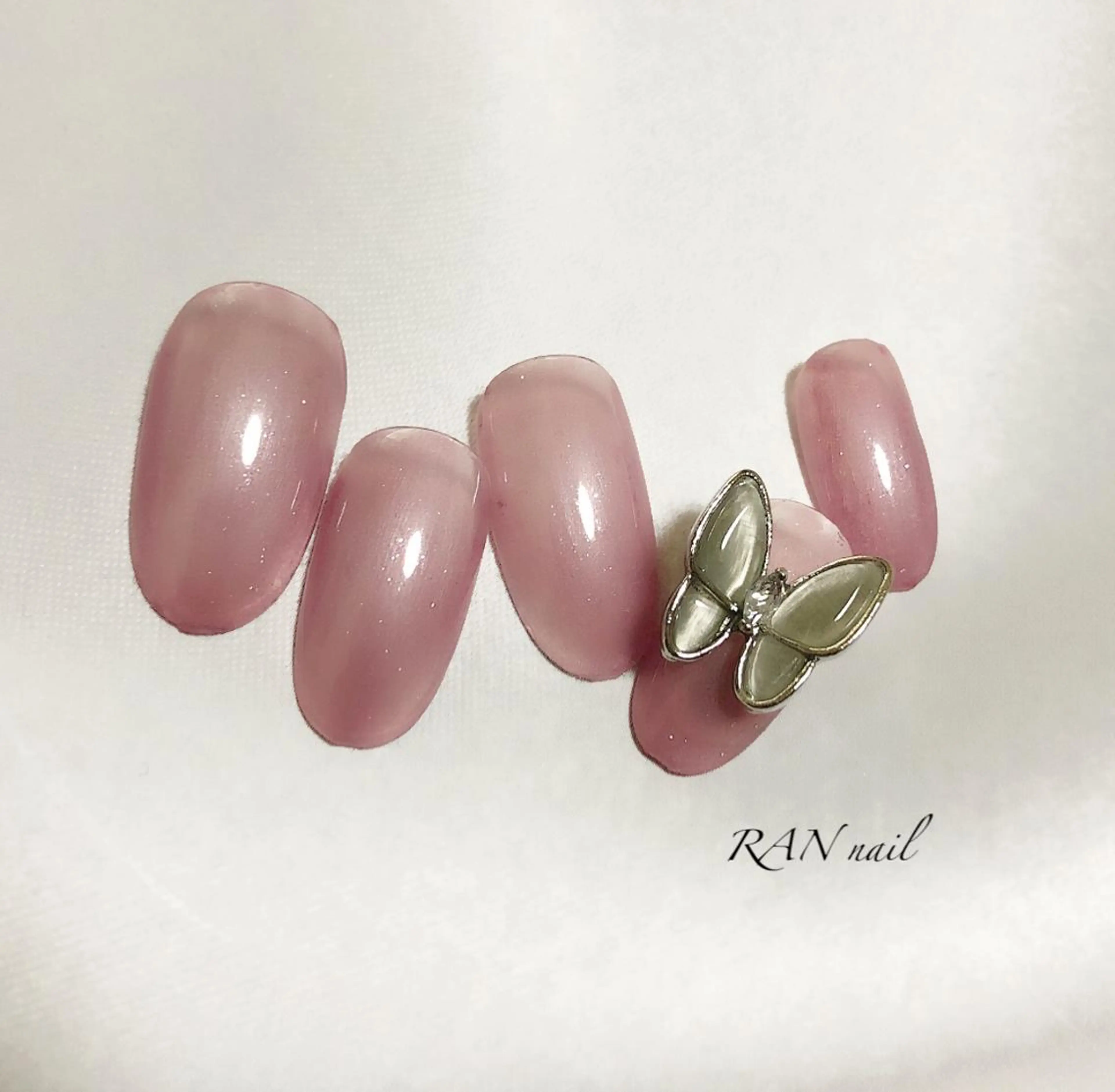 ネイル フットネイル オフィスネイル ワンカラーネイル ピンク 春ネイル ハンドネイル フットネイル RAN nail 〜ランネイル〜所属・RAN nailのネイルデザイン