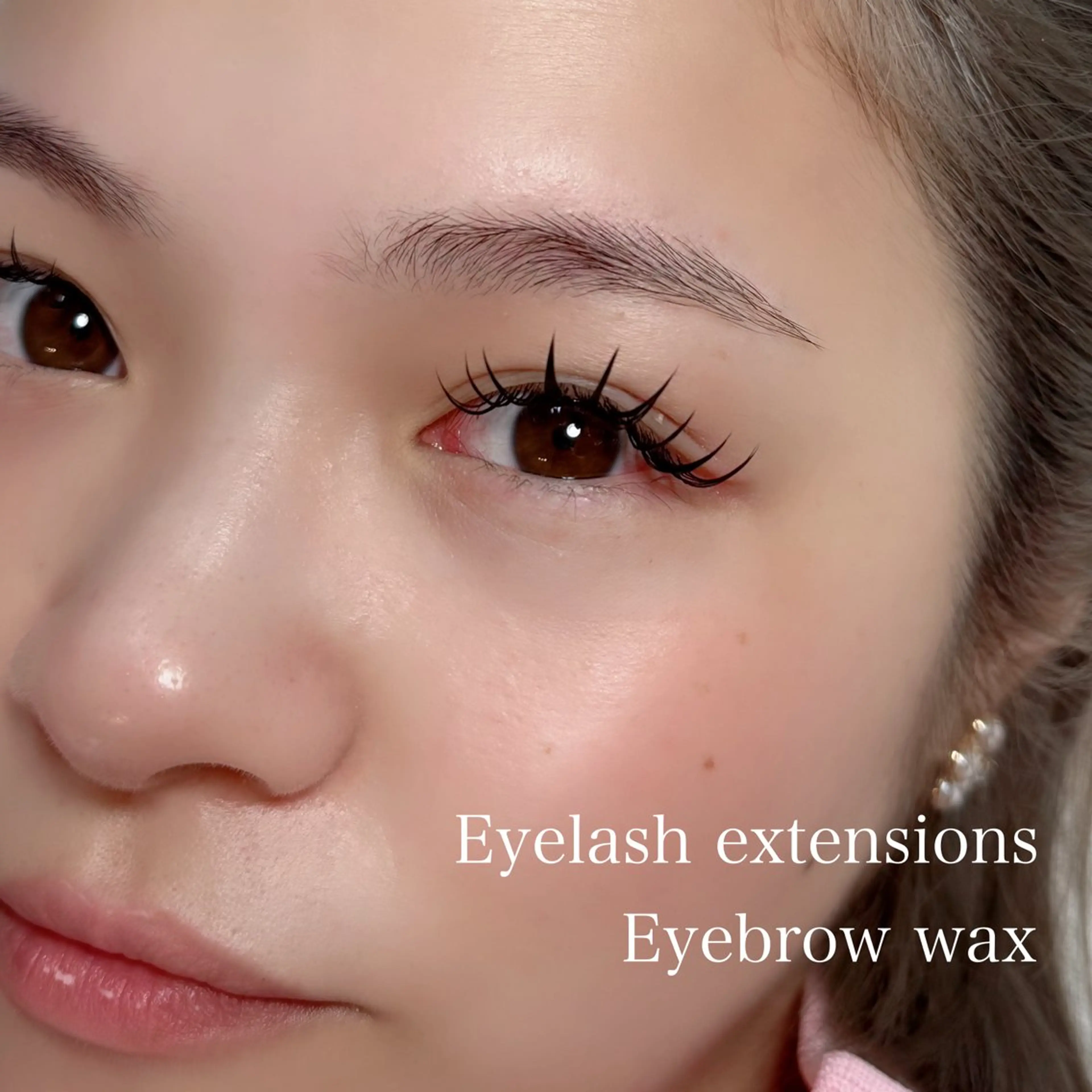 【下がりまつ毛の方にオススメ🌼】🕊アップワードラッシュ80本~120本🕊オフ込み、カラーエクステ変更可🌈の写真