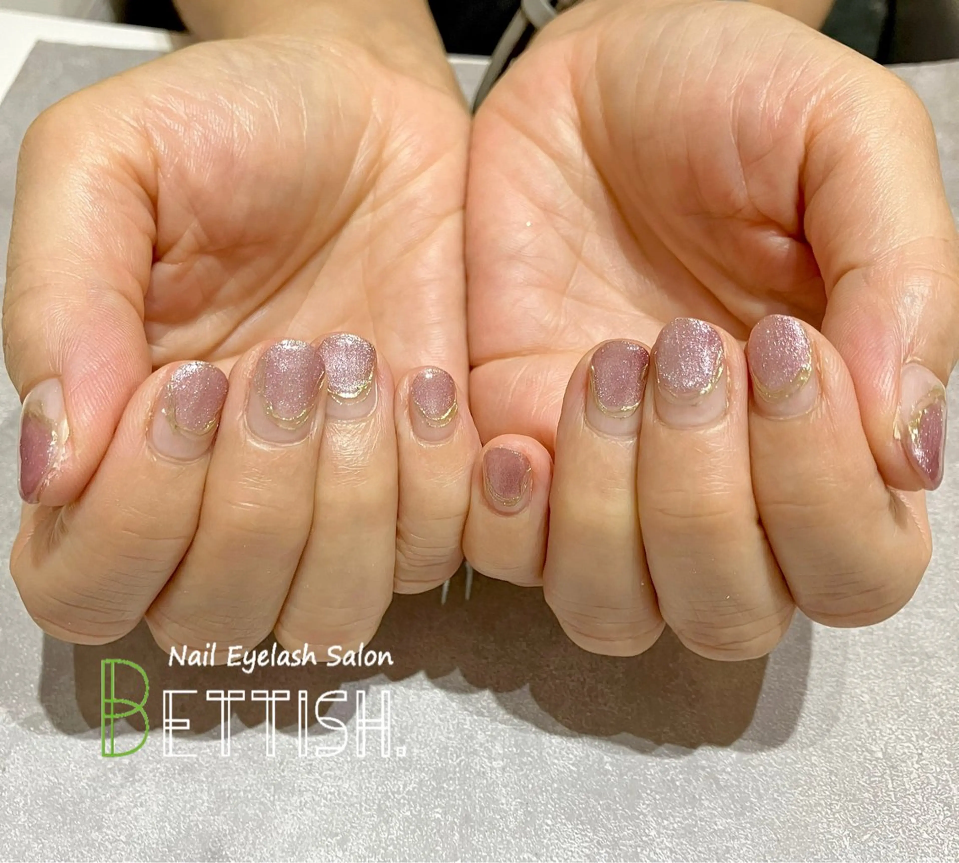 ネイル フレンチネイル マグネットネイル ミラーネイル ハンドネイル BETTISH. KUMIKO☺︎︎のネイルデザイン