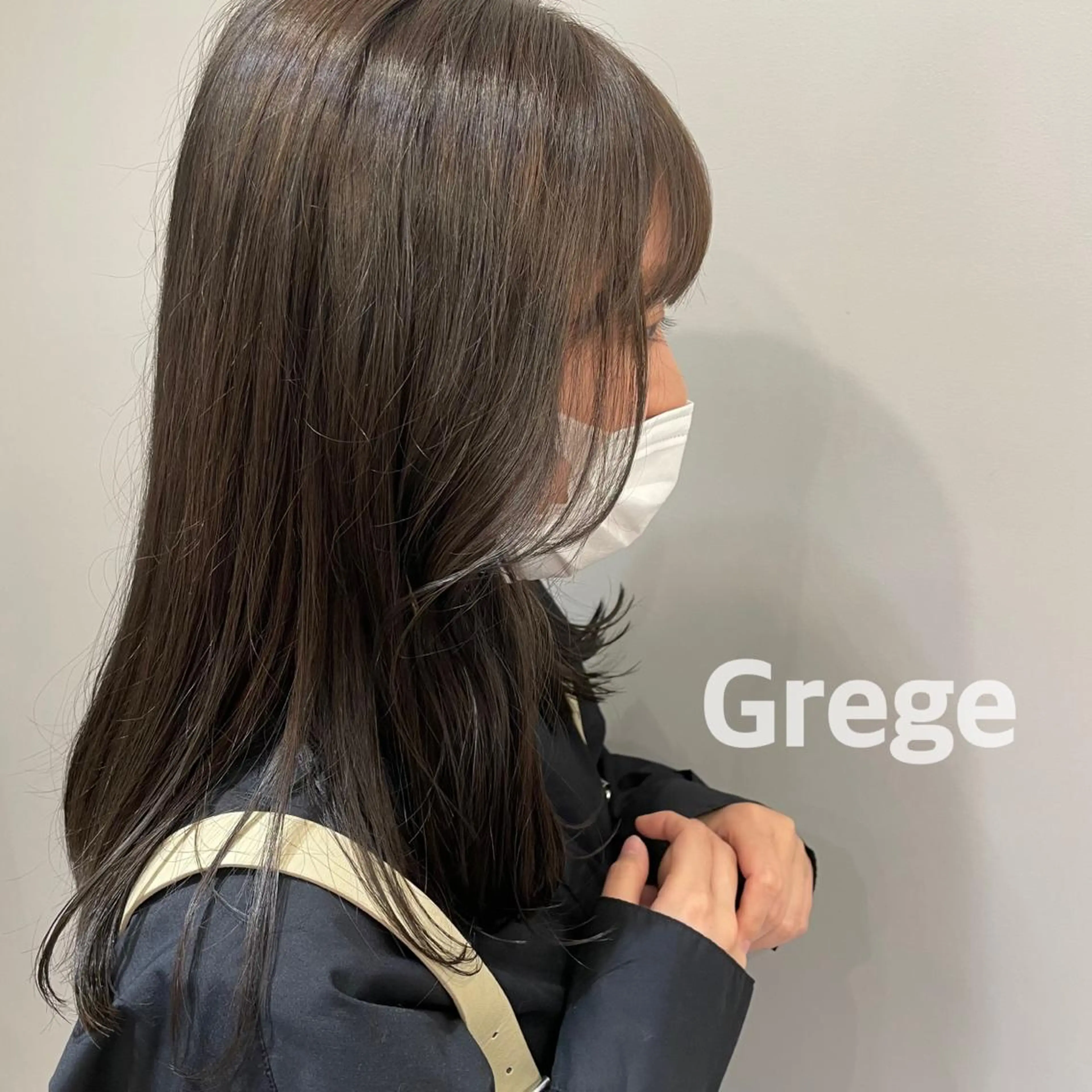 セミロング カラー ヘアカラー いいの ひかりのヘアスタイル