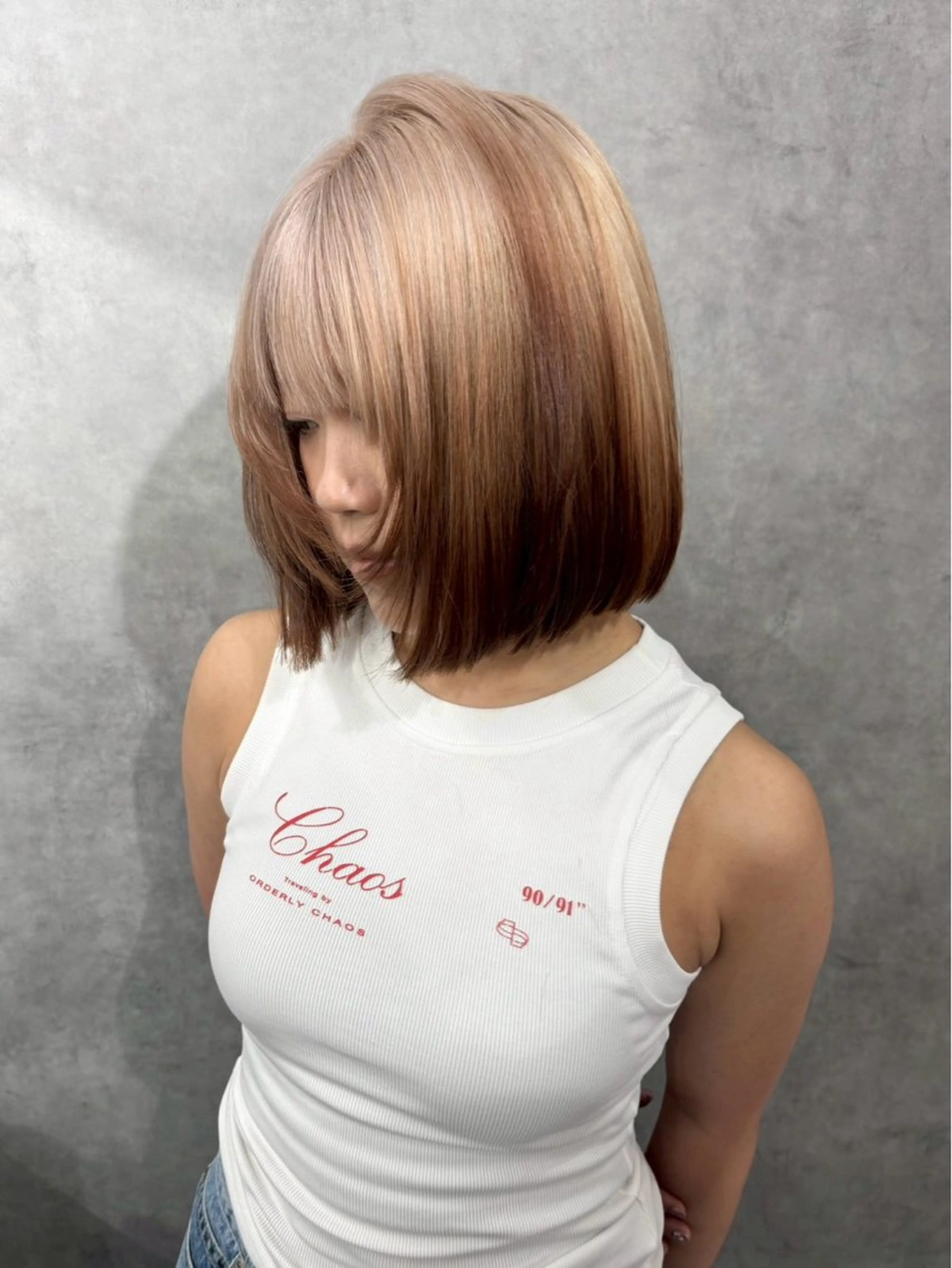 ショート カラー ヘアカラー いろあそび 八王子所属・きぃちゃん/カラー 特化/いろあそび🦋のヘアスタイル