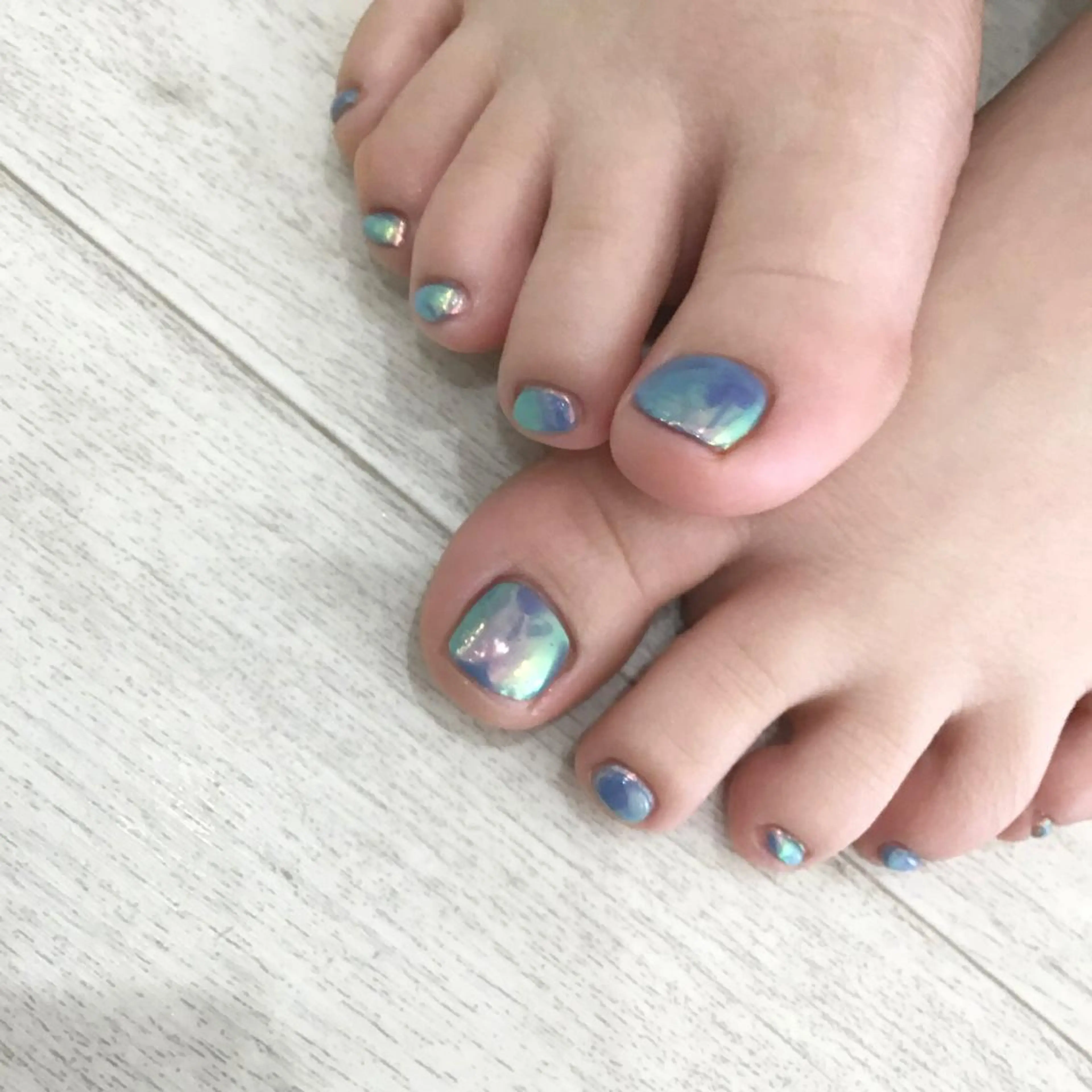 ロング カラー キッズ ネイル マツエク・マツパ 福田 加奈のネイルデザイン