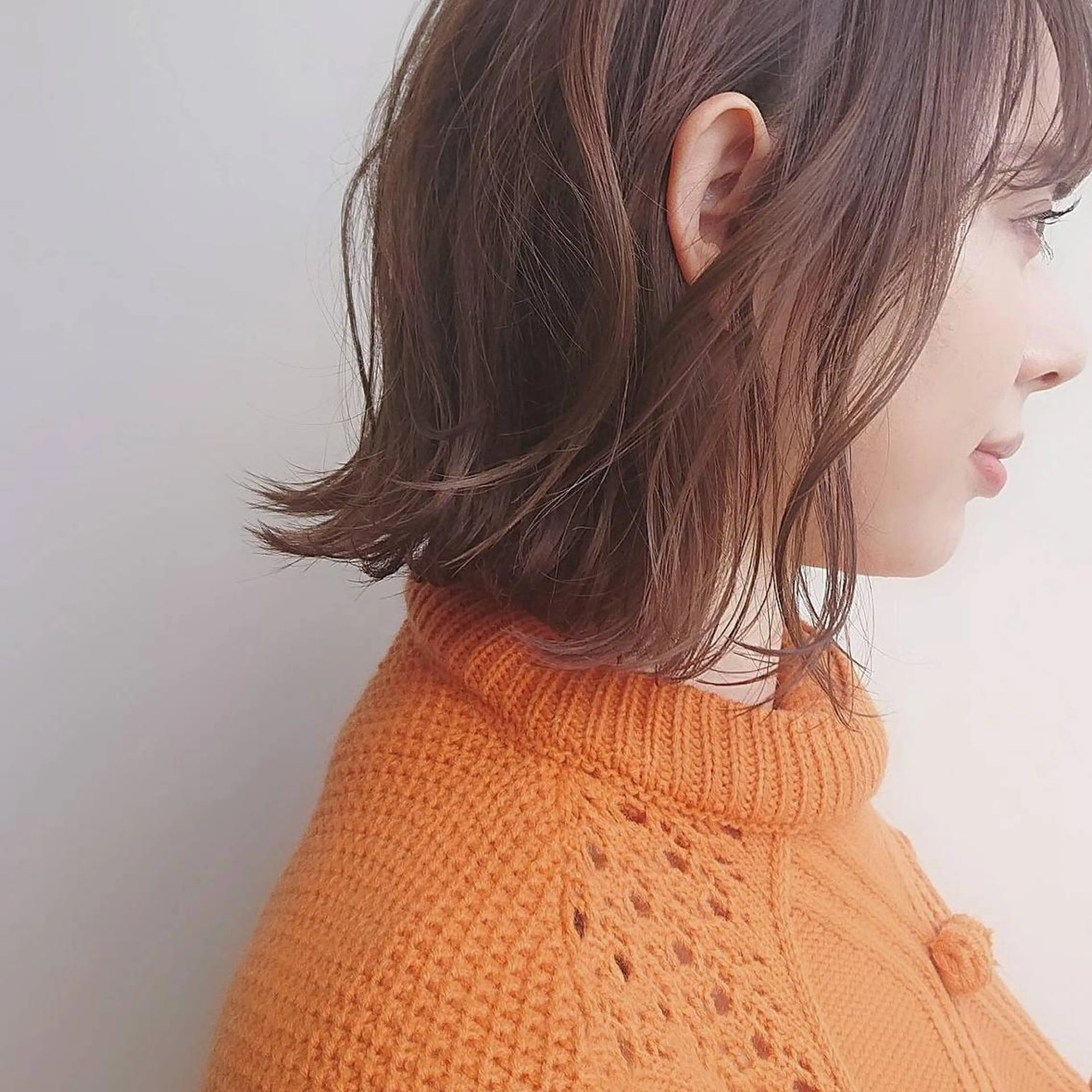 ミディアム カラー 外ハネヘア カット ヘアカラー トリートメント Beach private salon所属・Beach 代表 KENTAのヘアスタイル