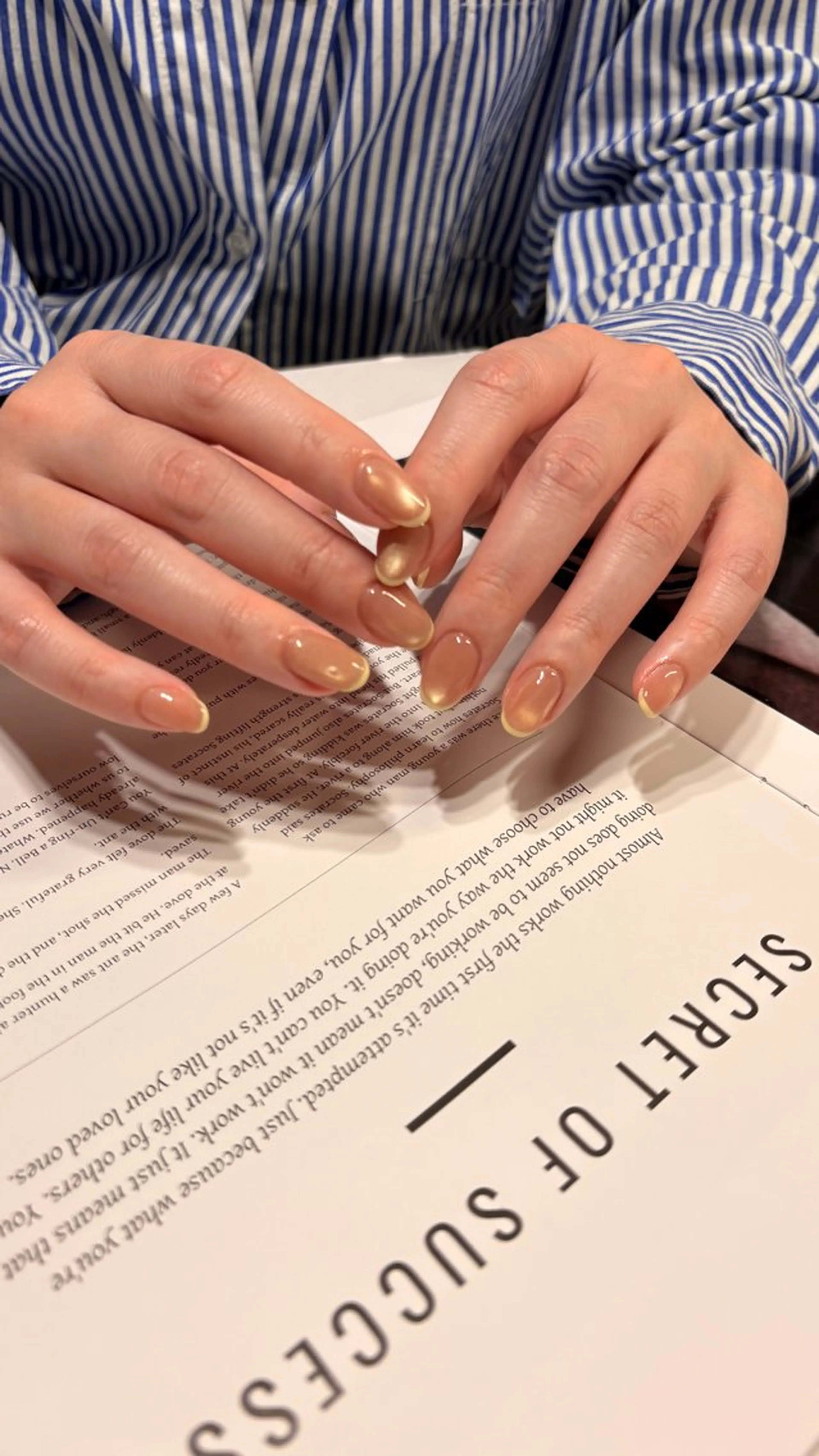 ネイル 黄色 ハンドネイル cyaan所属・nail salon Cyaanのネイルデザイン