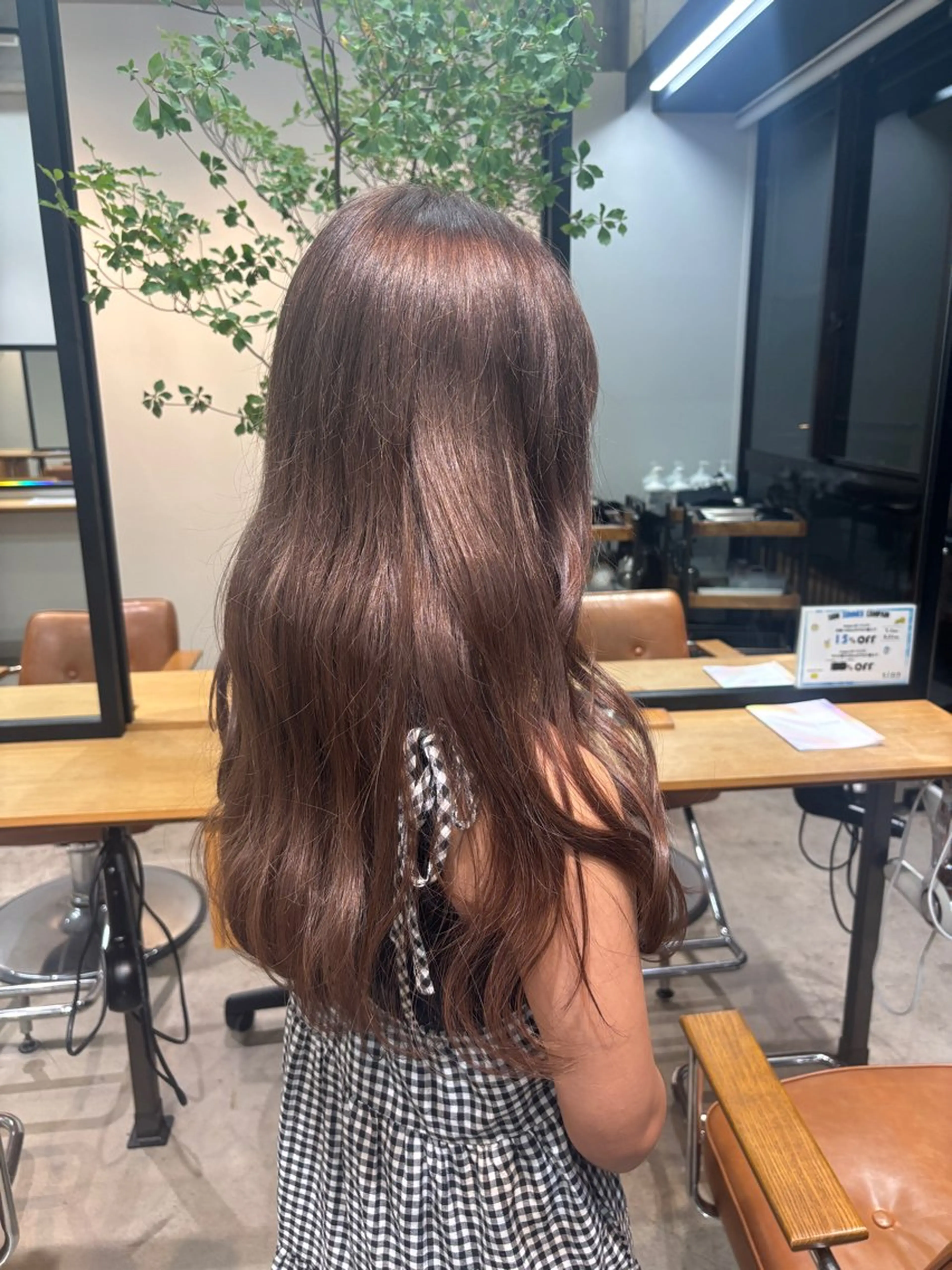 ワンカラー ブリーチした髪を暗くしたい！！そんな方に✨️の写真