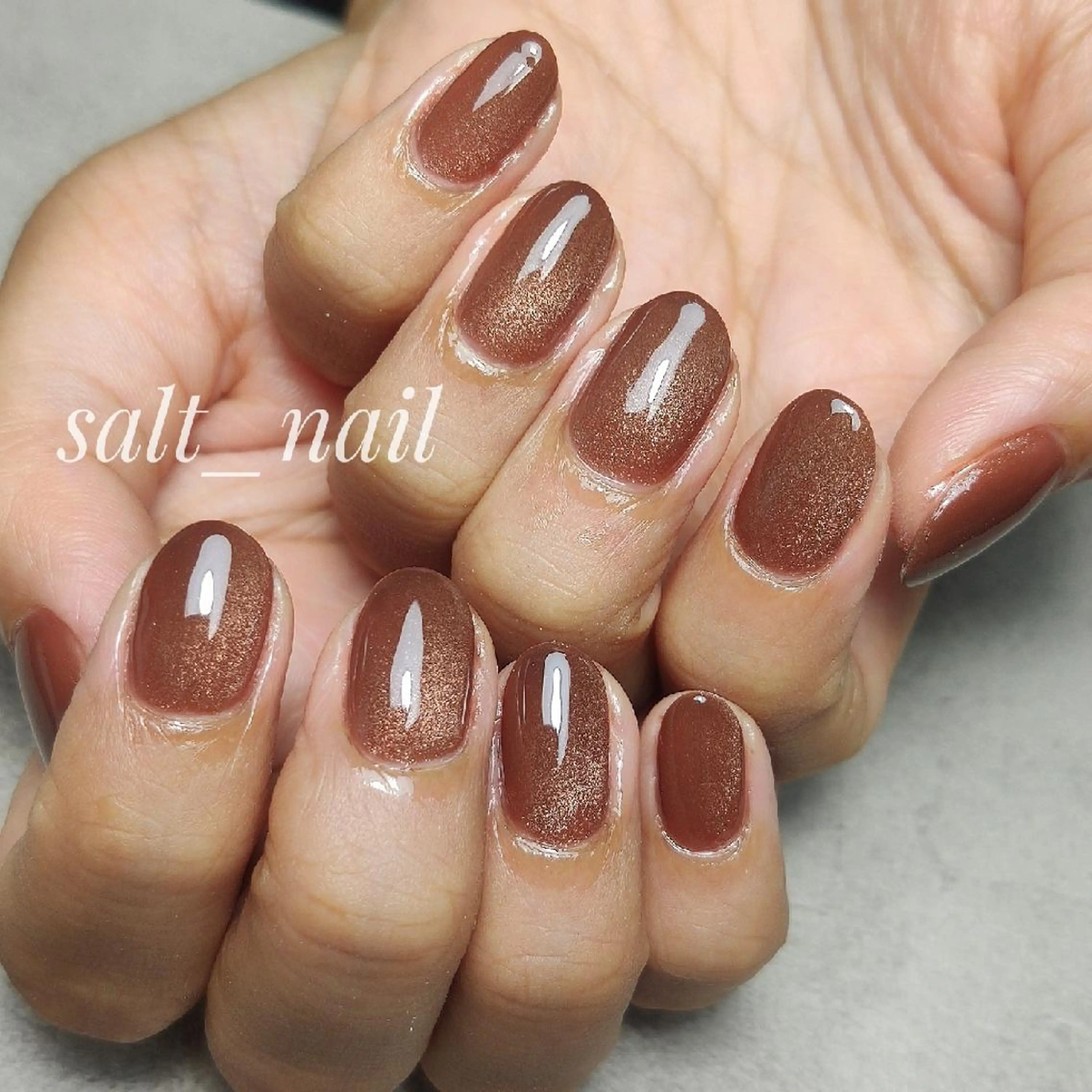 ネイル マグネットネイル ハンドネイル 個人サロン saltnailのネイルデザイン