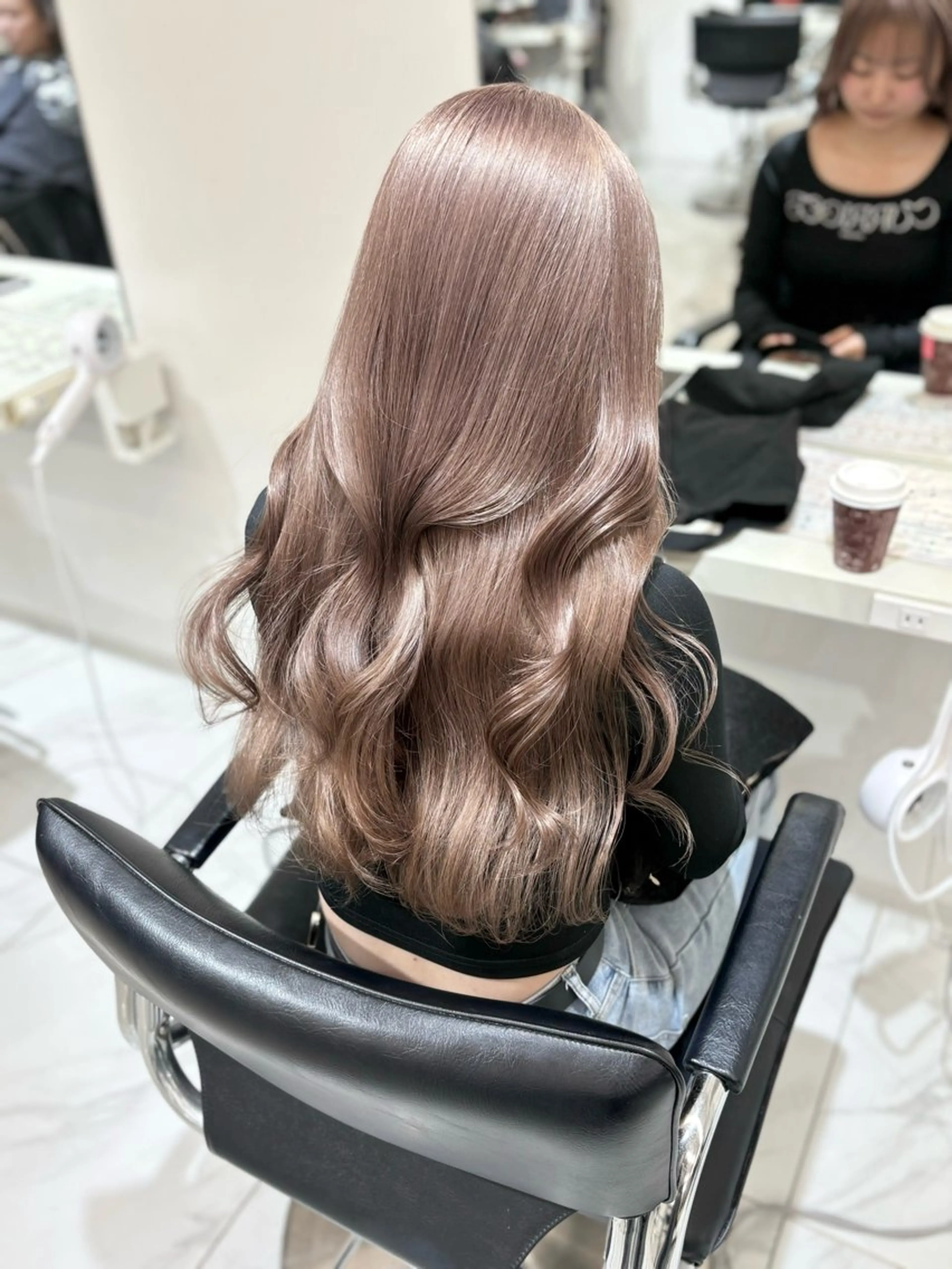 セミロング 艶髪🤎透明感カラー 渋谷/ririkaのヘアスタイル