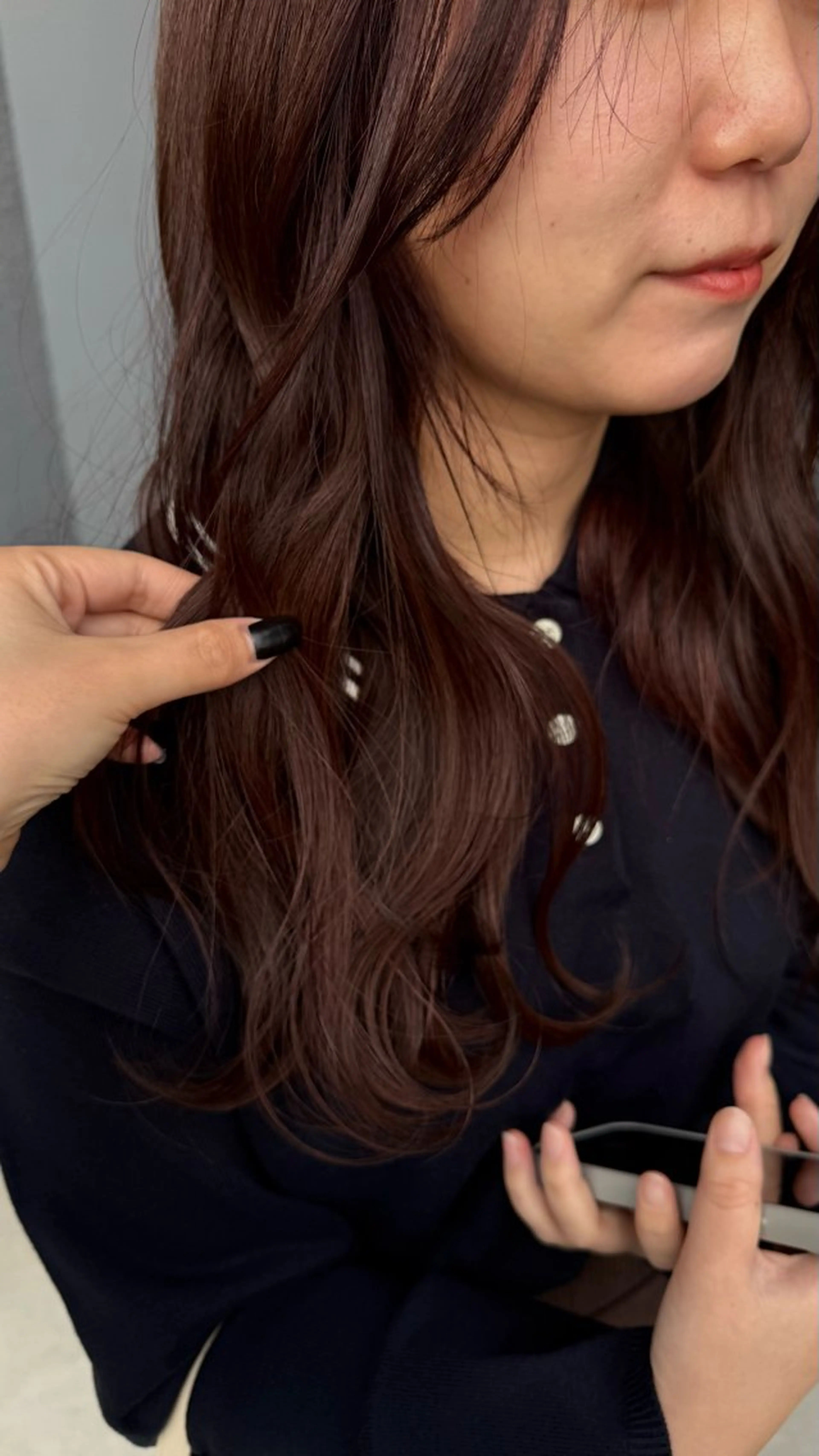 ロング ヘアカラー レイヤーカット/暖色 /ボブ/髪質改善/翠のヘアスタイル