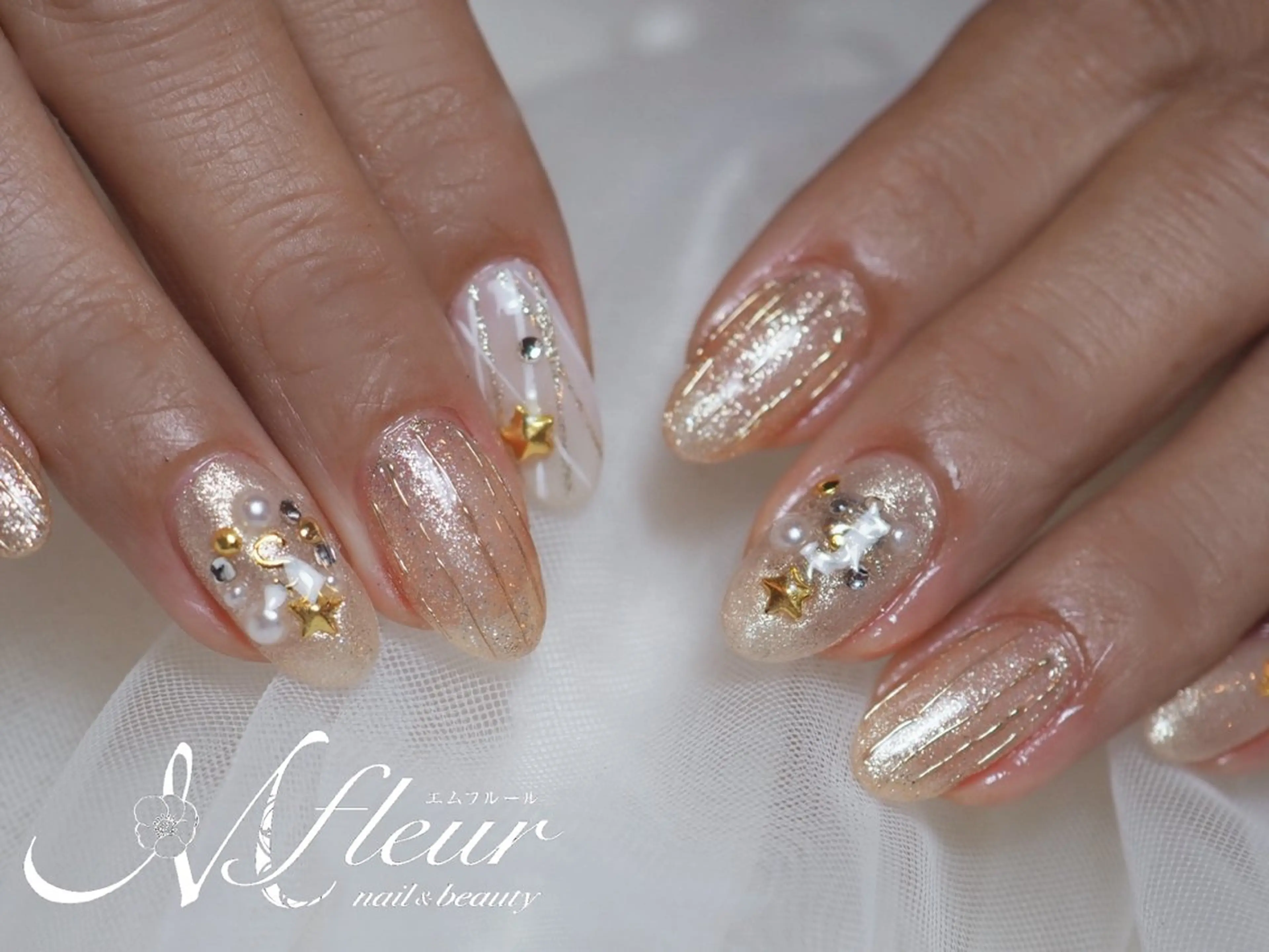 ネイル 冬ネイル クリスマス M fleur nail&beauty【エムフルール】所属・Mfleur ナオのネイルデザイン