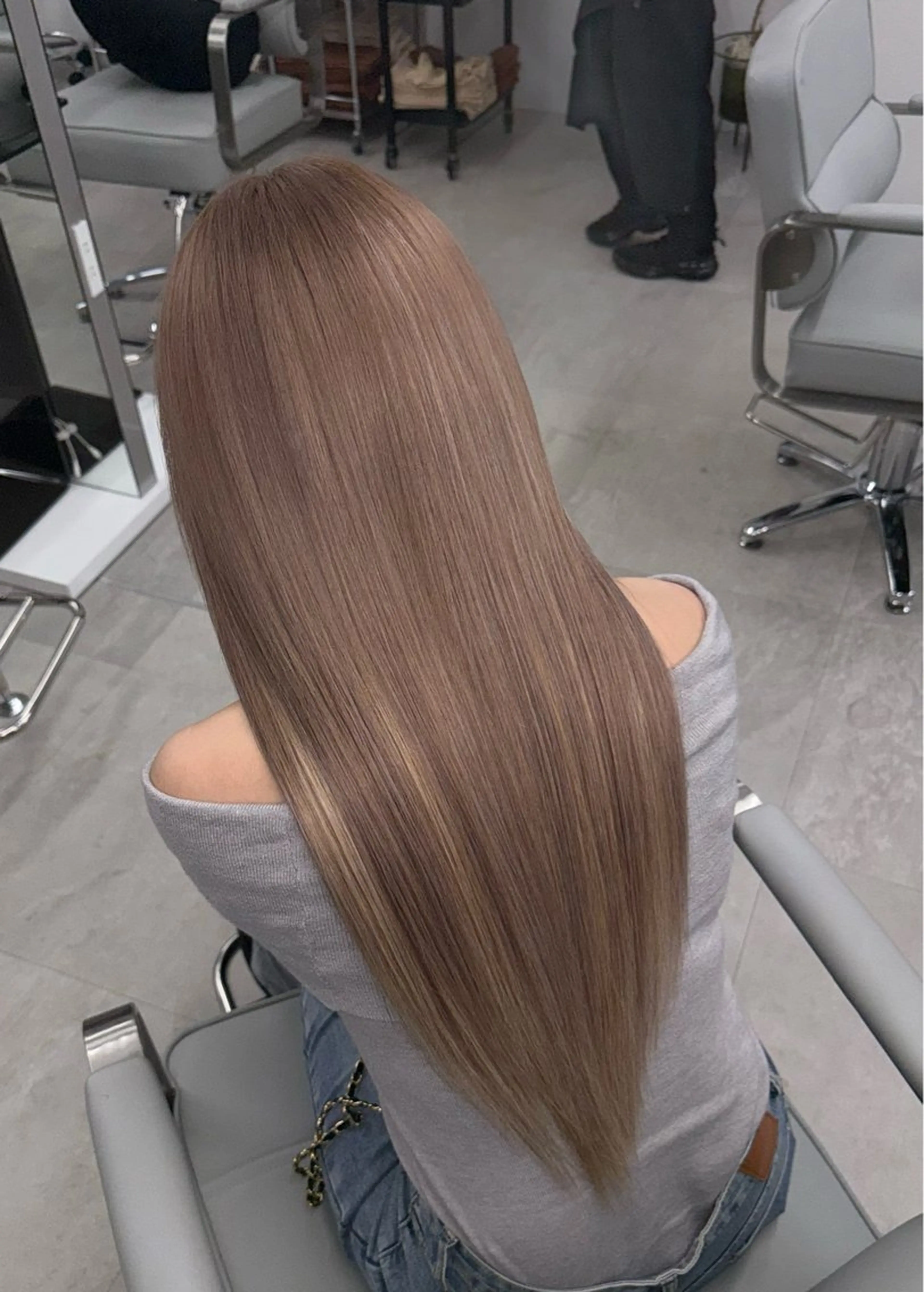 ロング エクステ yuna/透明感 カラー/エクステのヘアスタイル