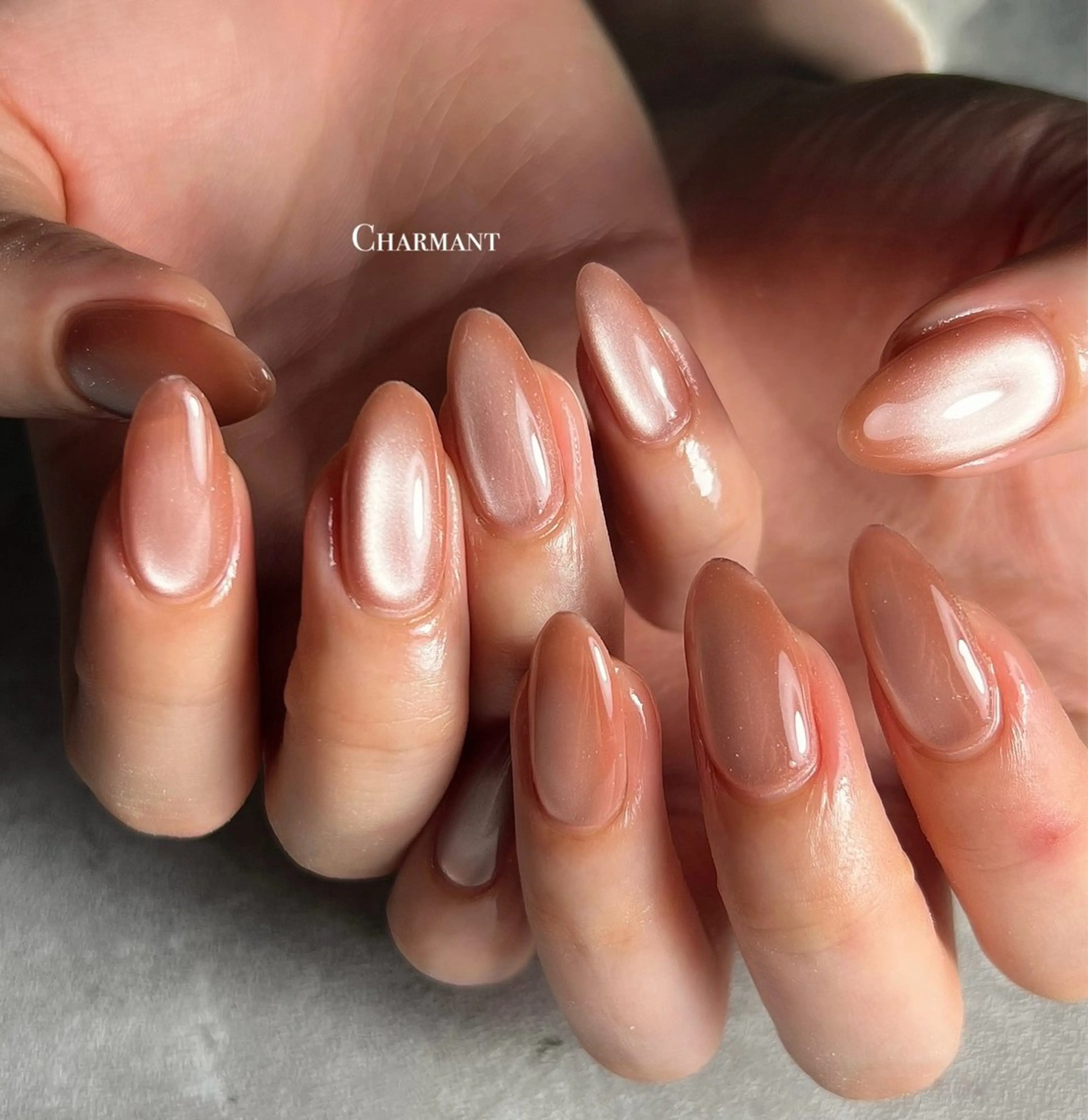 ネイル ハンドネイル Minako 【Charmant】のネイルデザイン