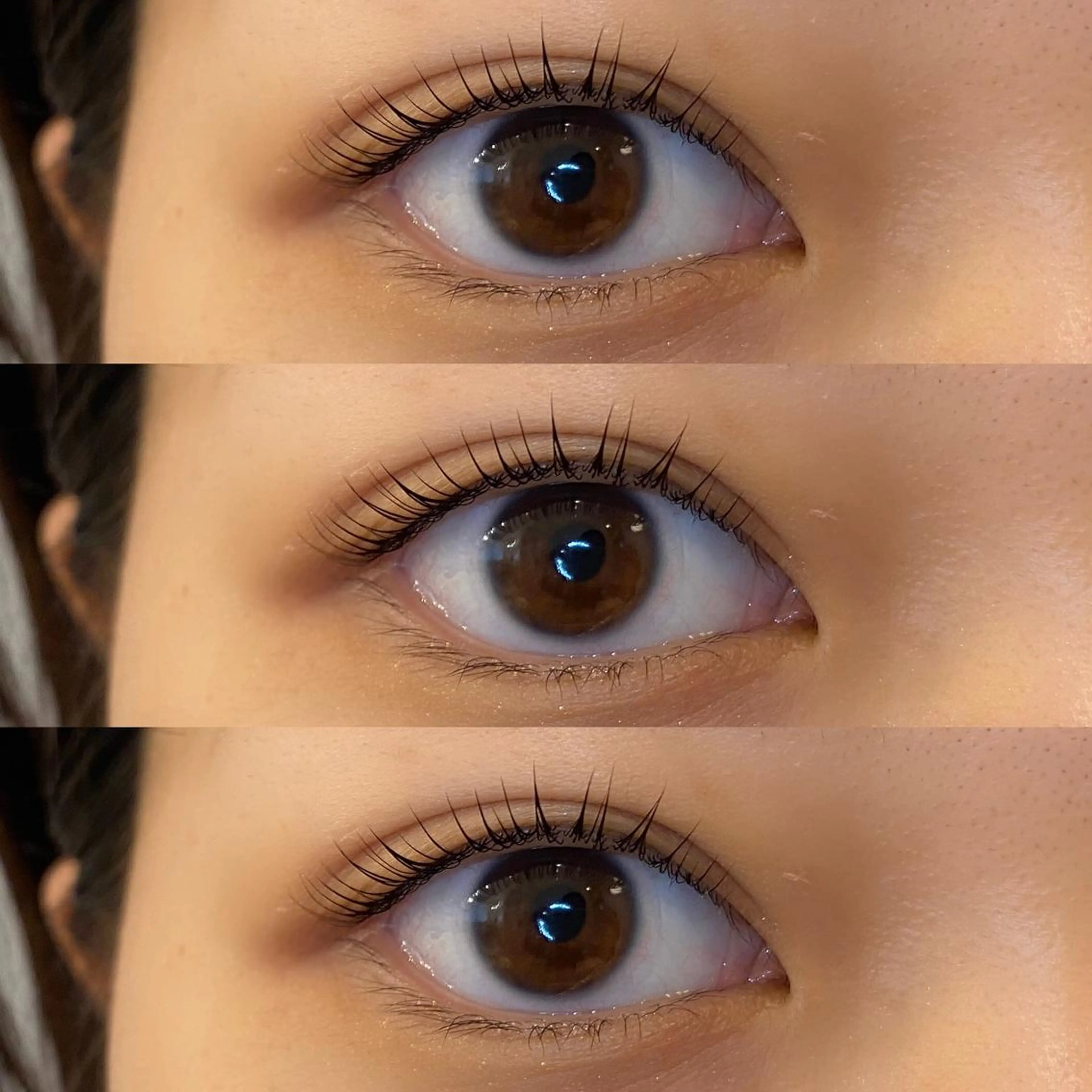 マツエク・マツパ パリジェンヌラッシュリフト miin所属・MIZUHO .のマツエク・マツパデザイン