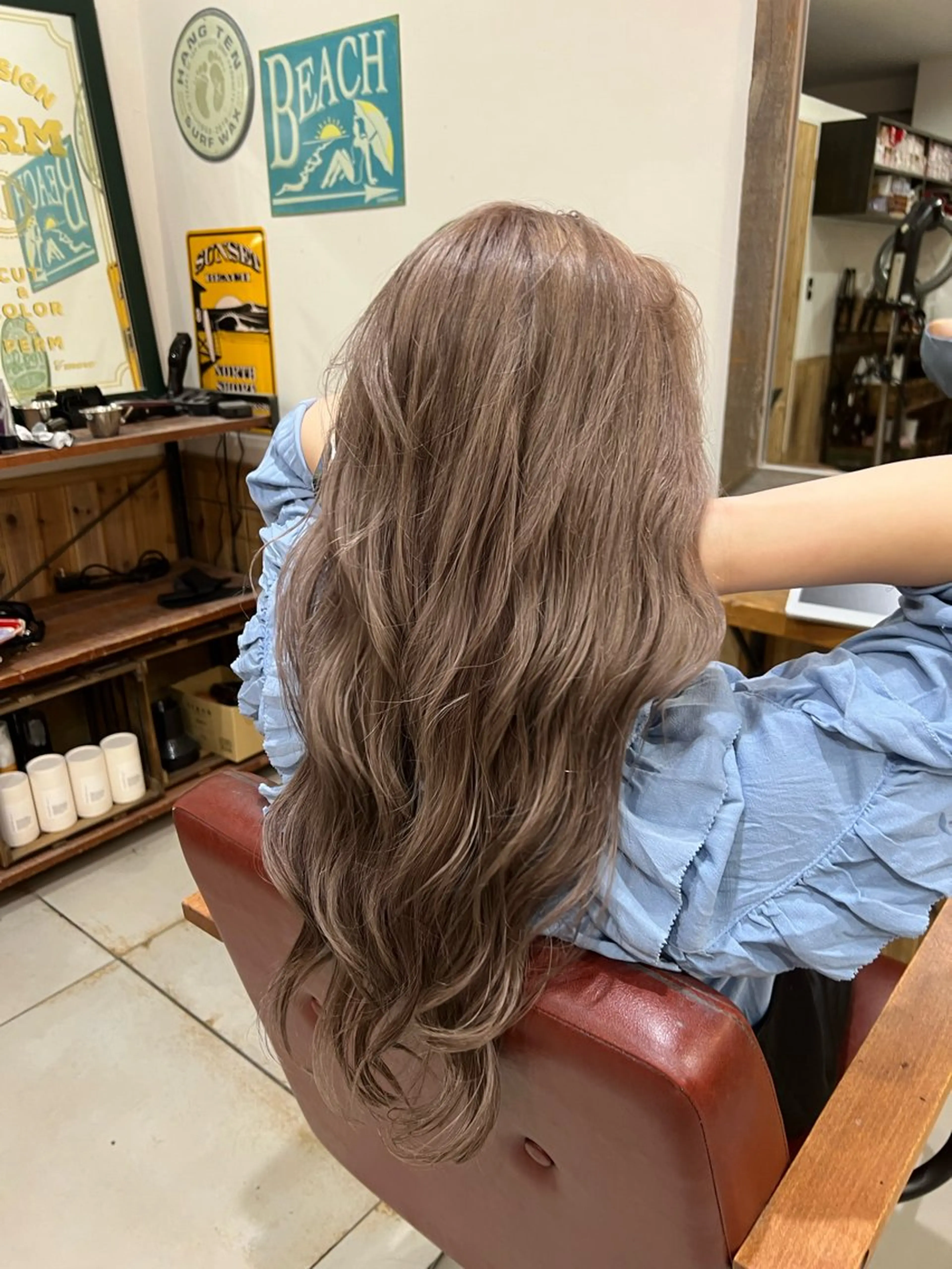 🈹直前割🈹カット+ダブルカラー🌈🌈（ハイライト、グラデーション、インナー）+3stepトリートメント💘の写真