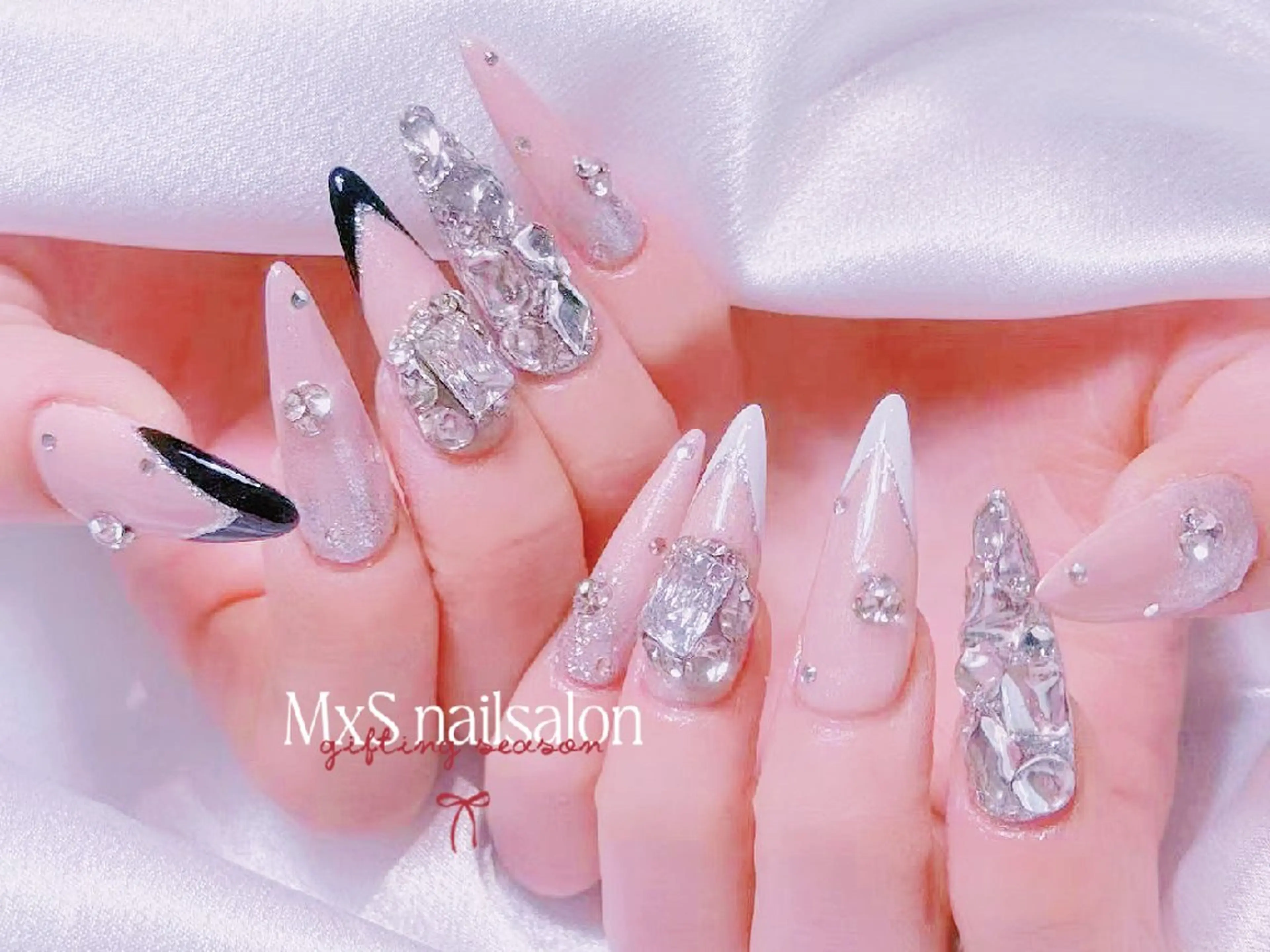 ネイル ハンドネイル MxS Nail 【長さだし/フィルイン/マグネット/ワンホンネイル/韓国ネイル/パラジェル】所属・M×S Nail みなのネイルデザイン