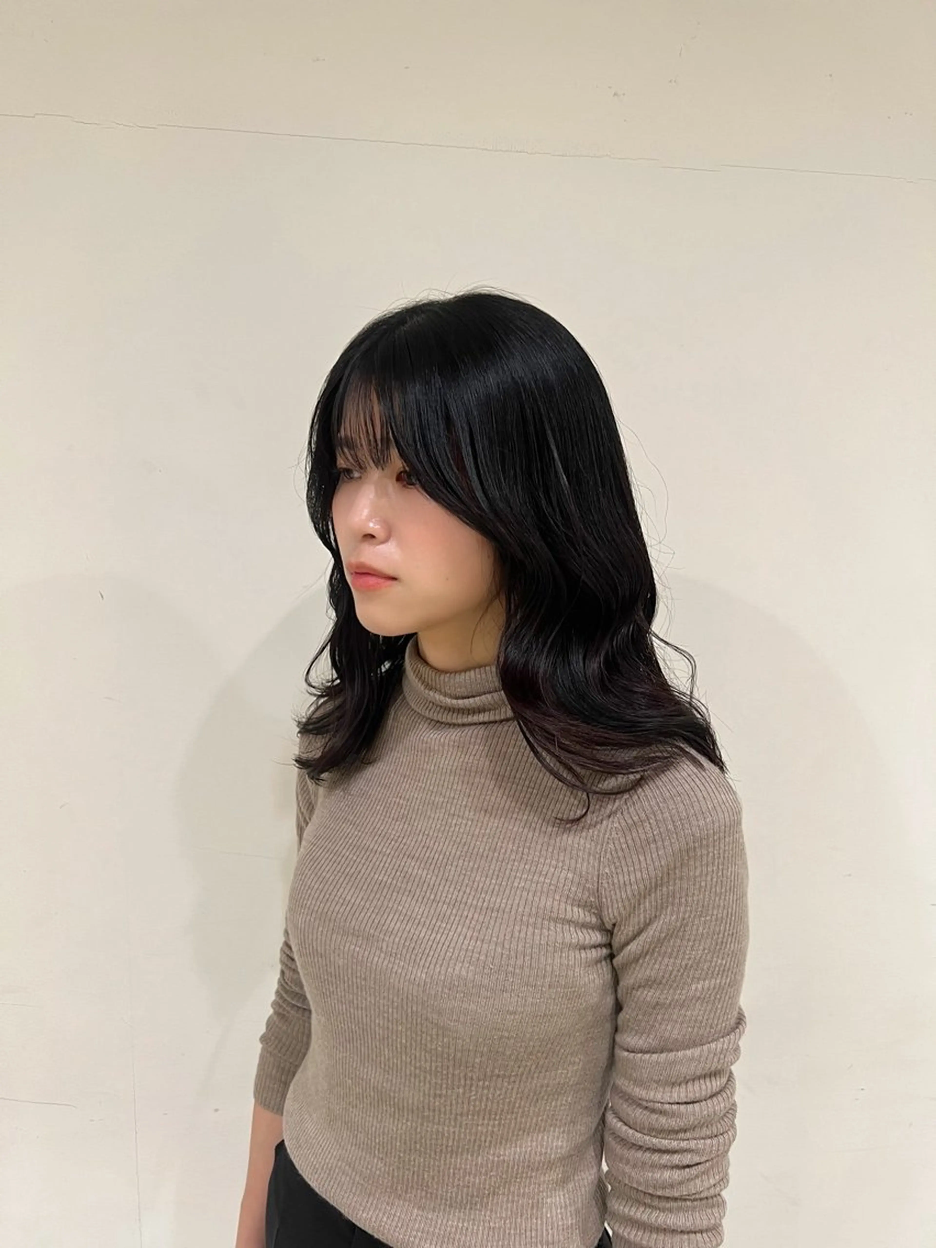 セミロング 顔周りカット meguri所属・⭐️マツシマ アラン⭐️のヘアスタイル