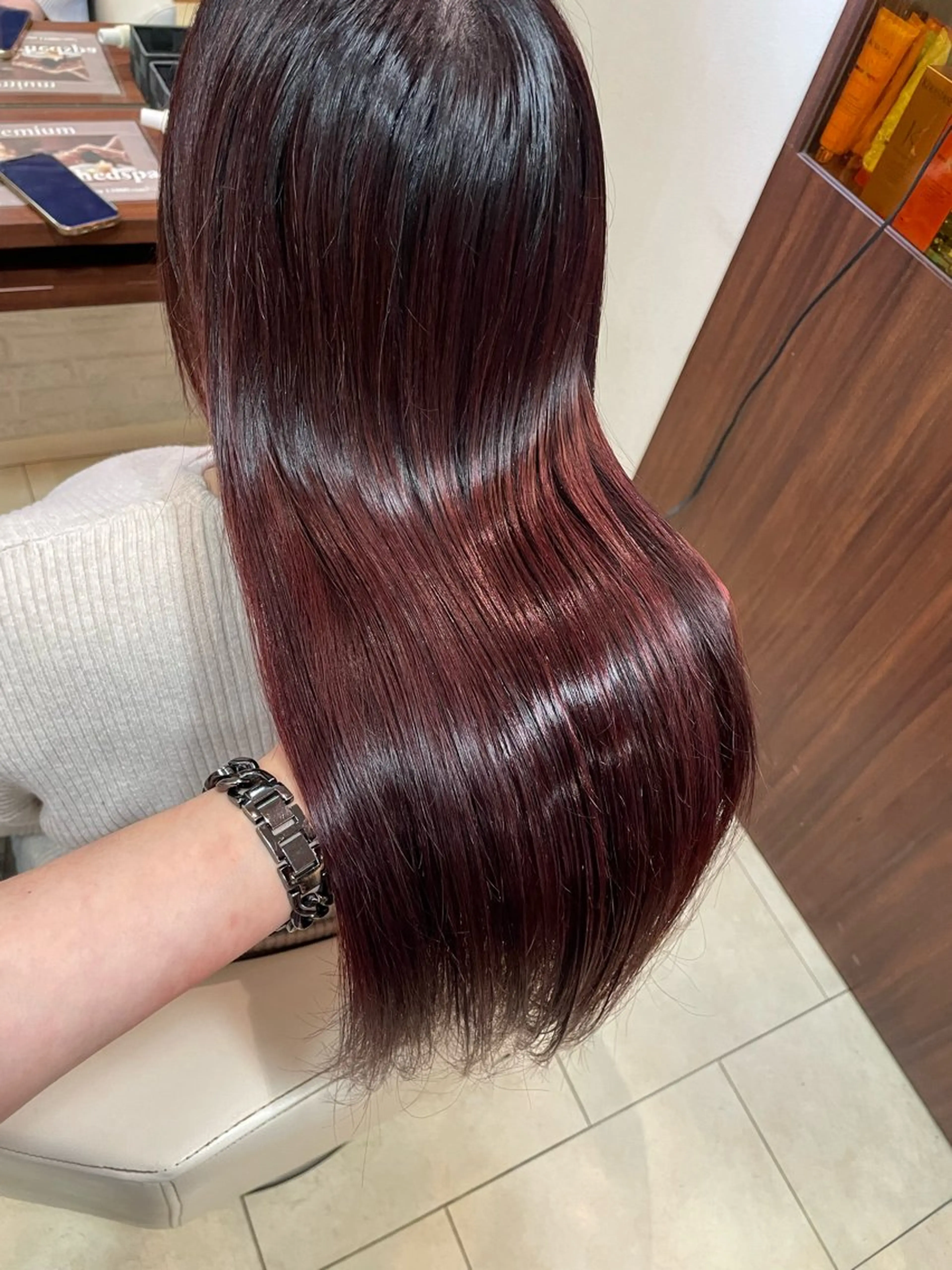 ロング カット ヘアカラー トリートメント こすげひろと カラー講師のヘアスタイル