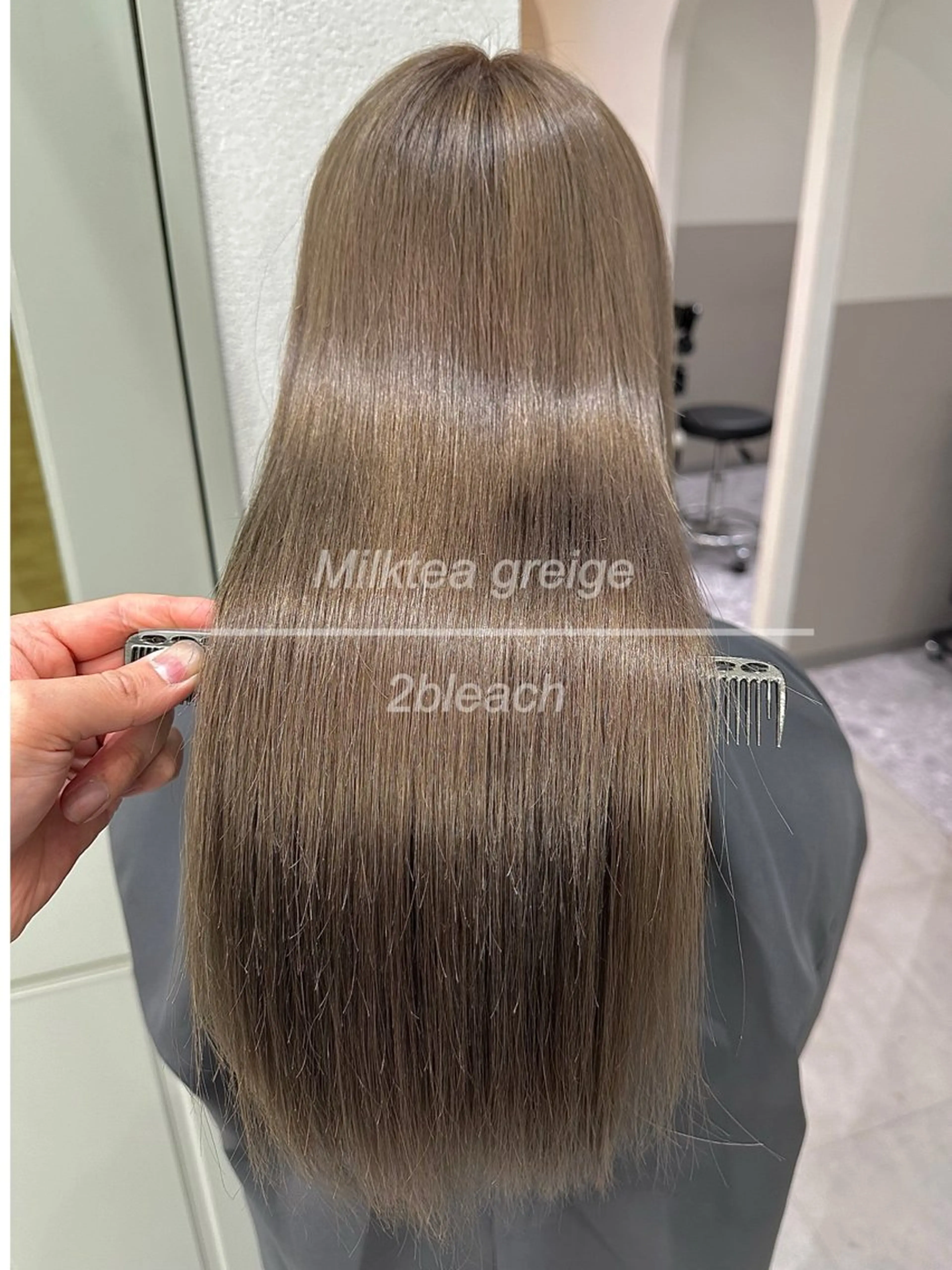 ロング カラー カット ヘアカラー トリートメント 🪞個室サロン/韓国 艶髪/keito🪞のヘアスタイル