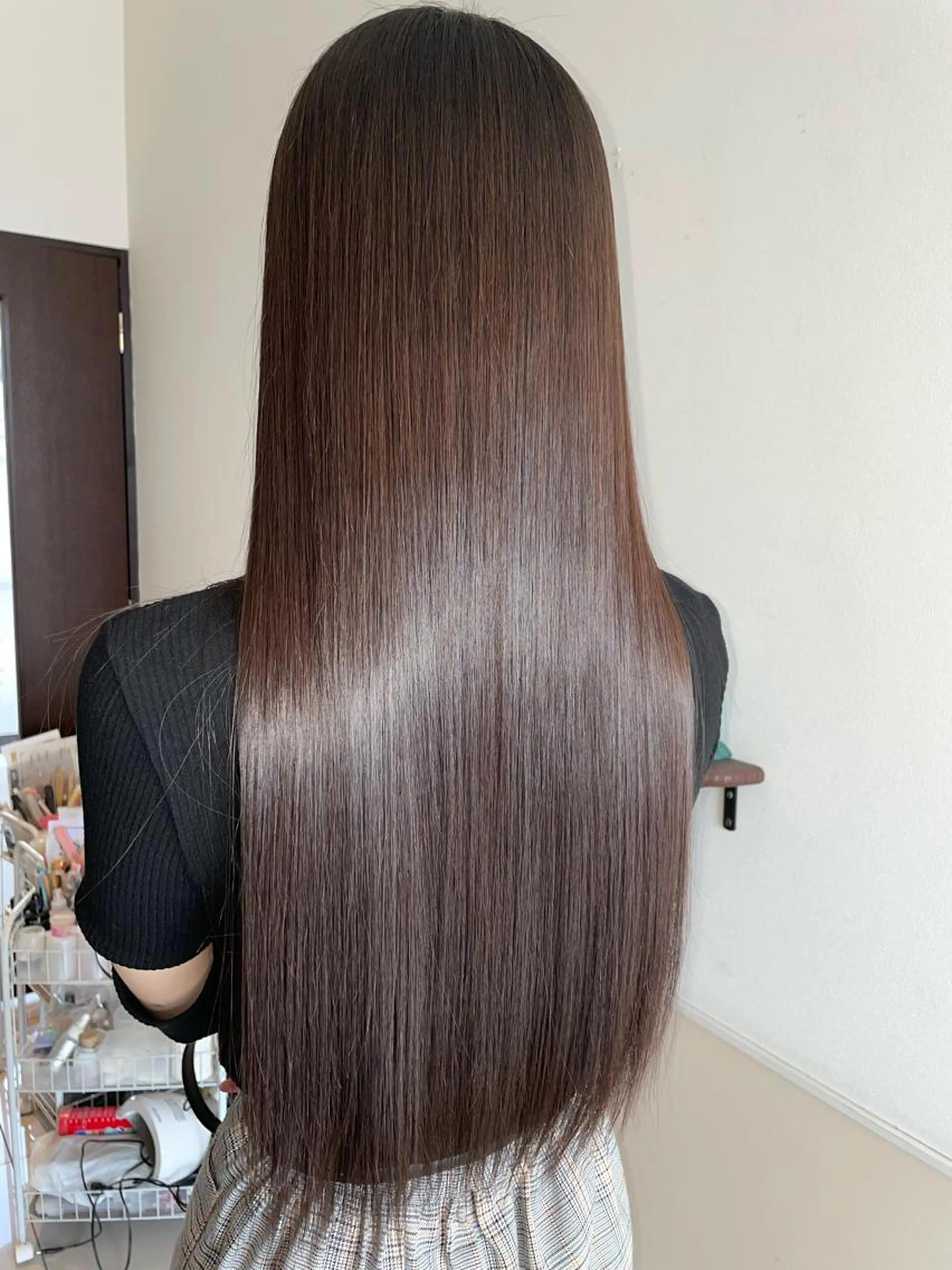 縮毛矯正の写真