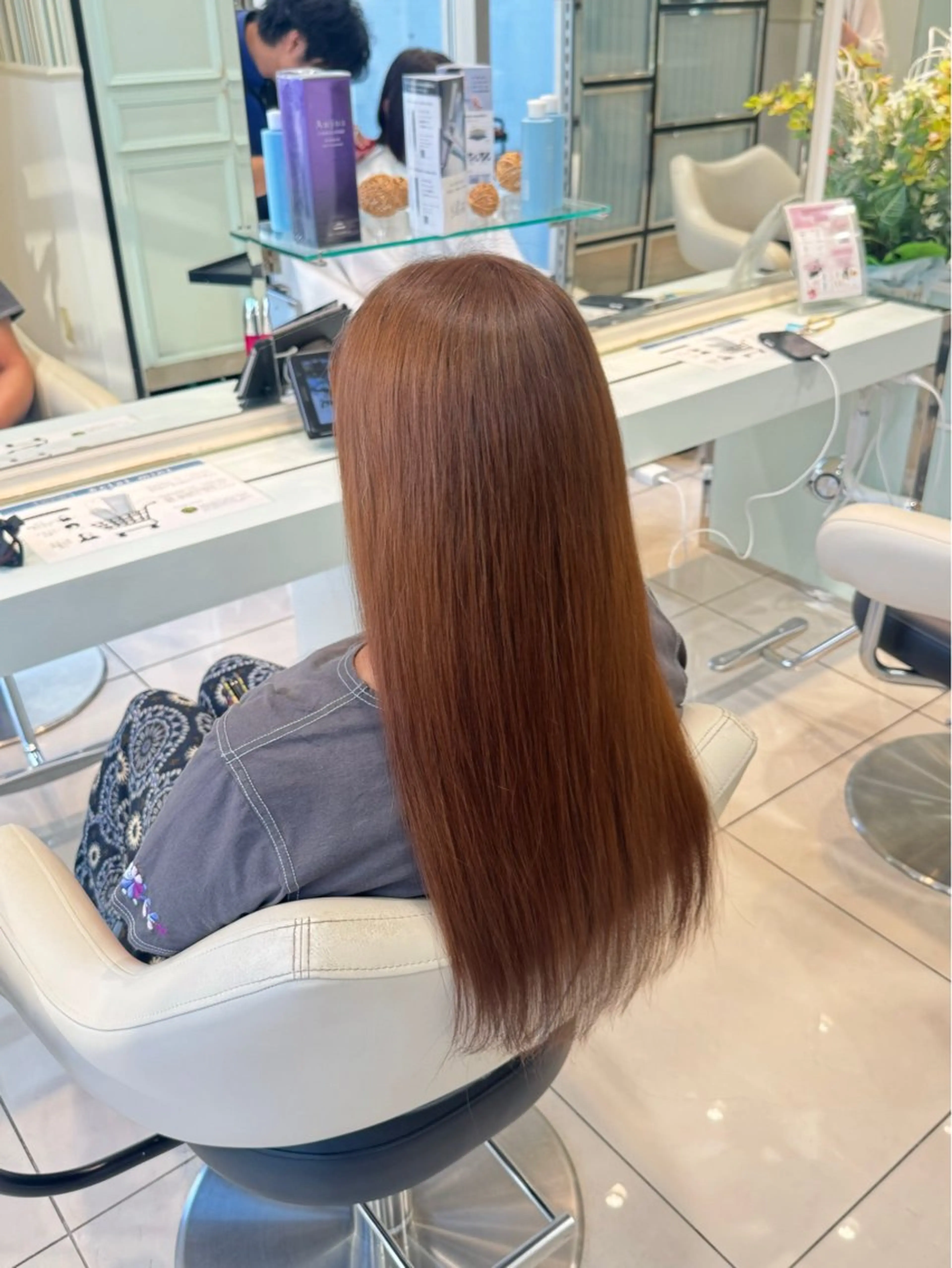 ロング 曲がる縮毛/カルマパ ーマ/池袋/横村大全のヘアスタイル