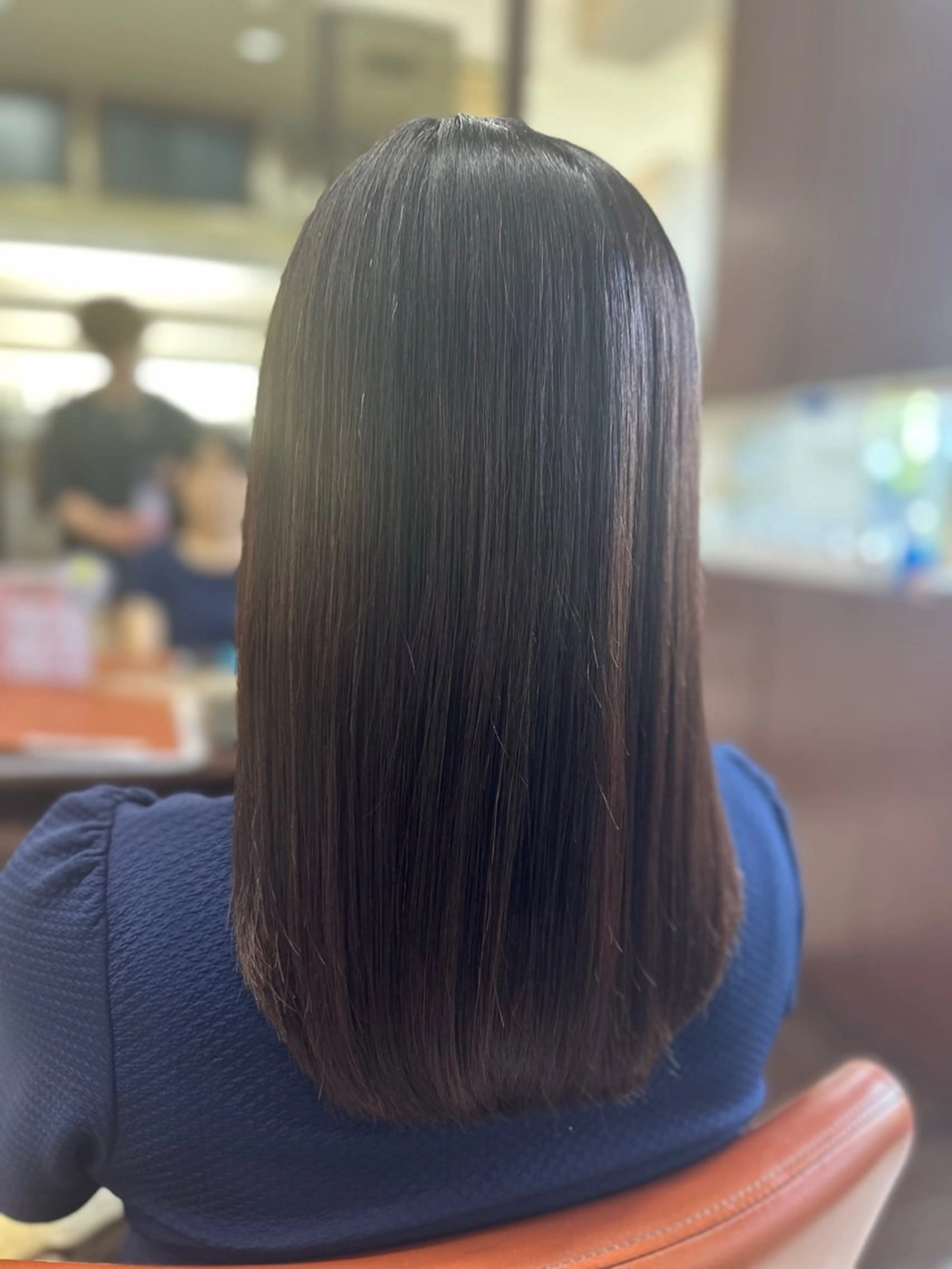 髪質に合わせた縮毛矯正(髪質改善ストレート)【カット無】の写真