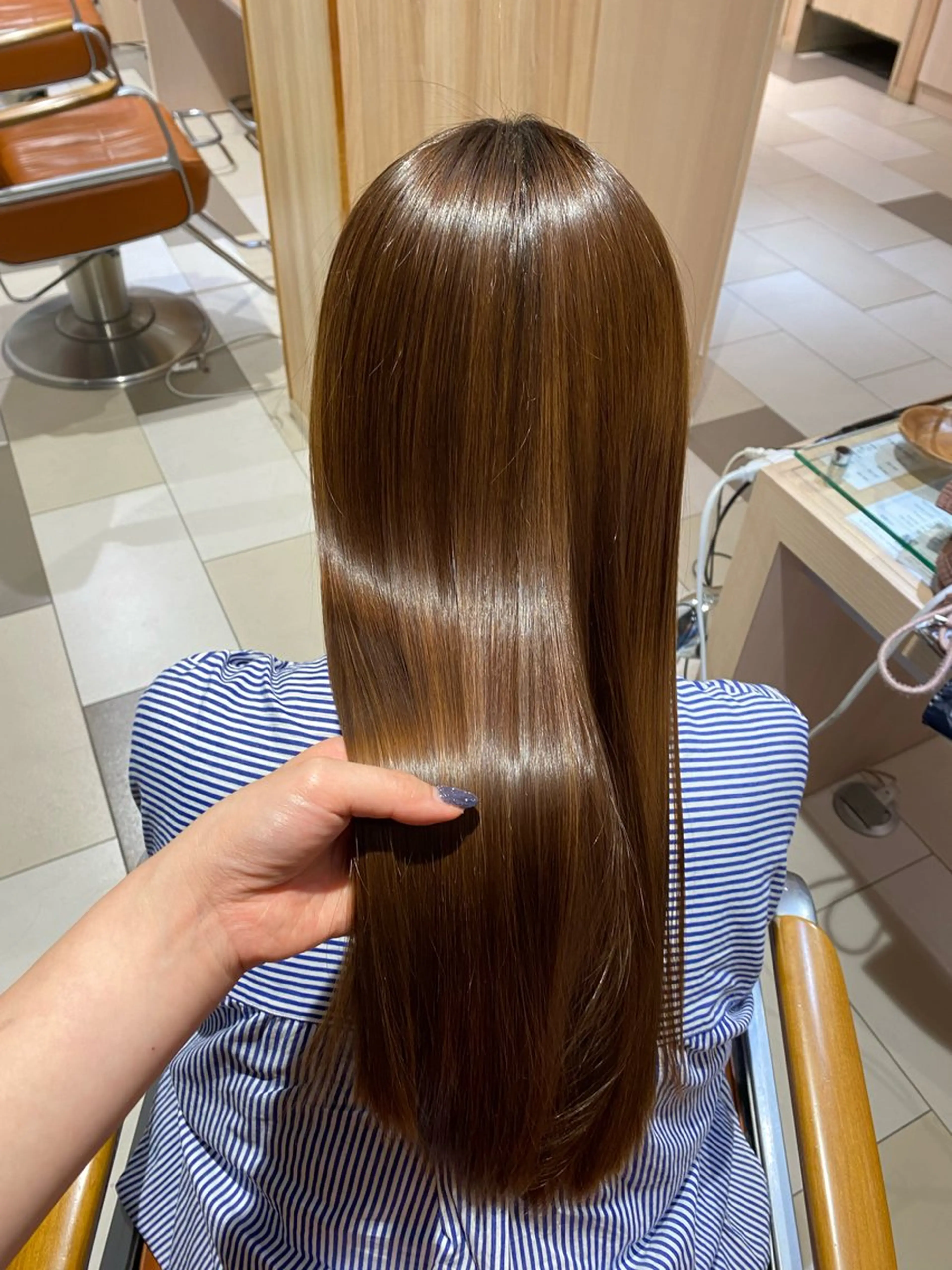 ロング カットモデル 🦋‪熊田 史織のヘアスタイル