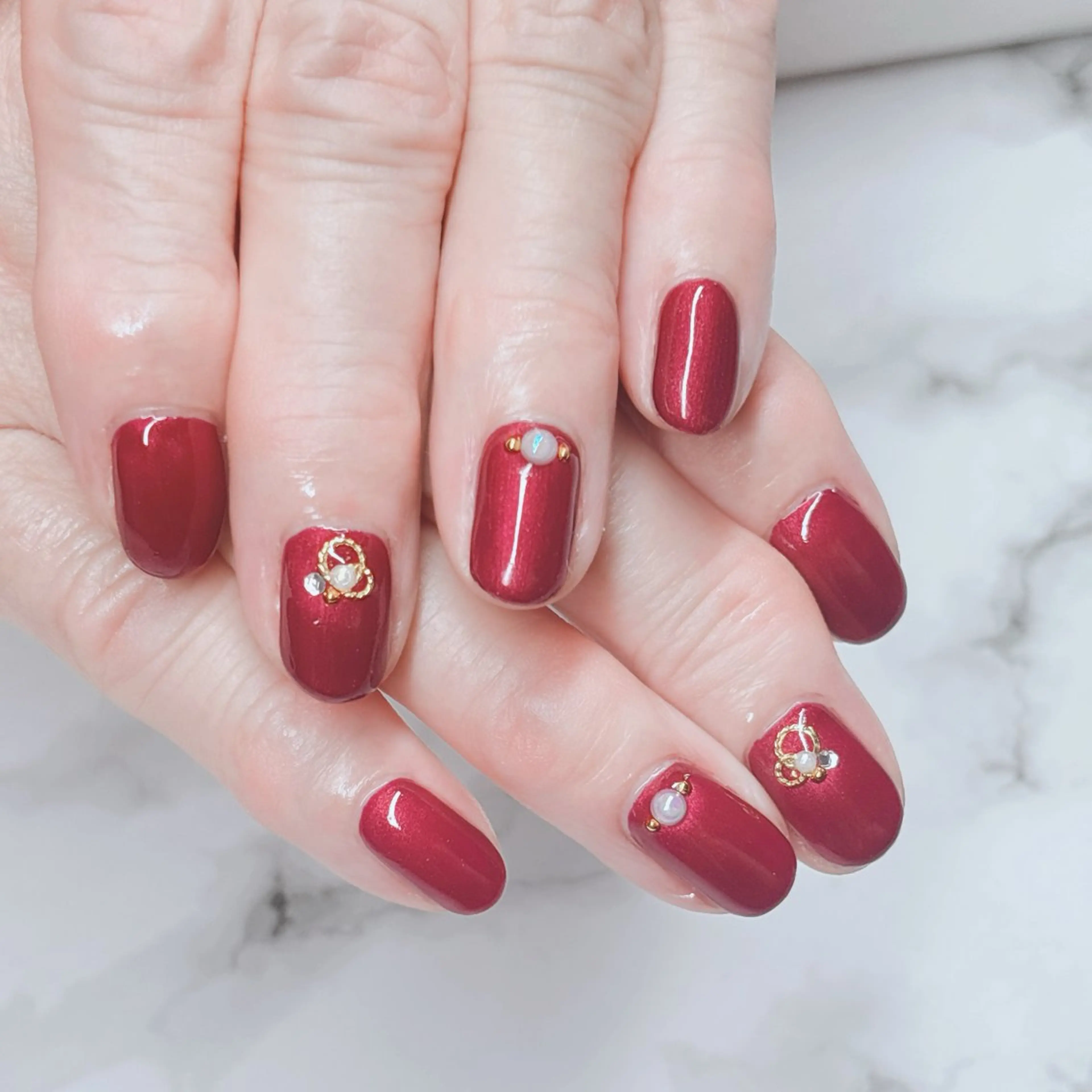 【初回限定オフ無料✨】700色以上から選べる♡こっくり秋色うるつやワンカラー🤎🧡の写真