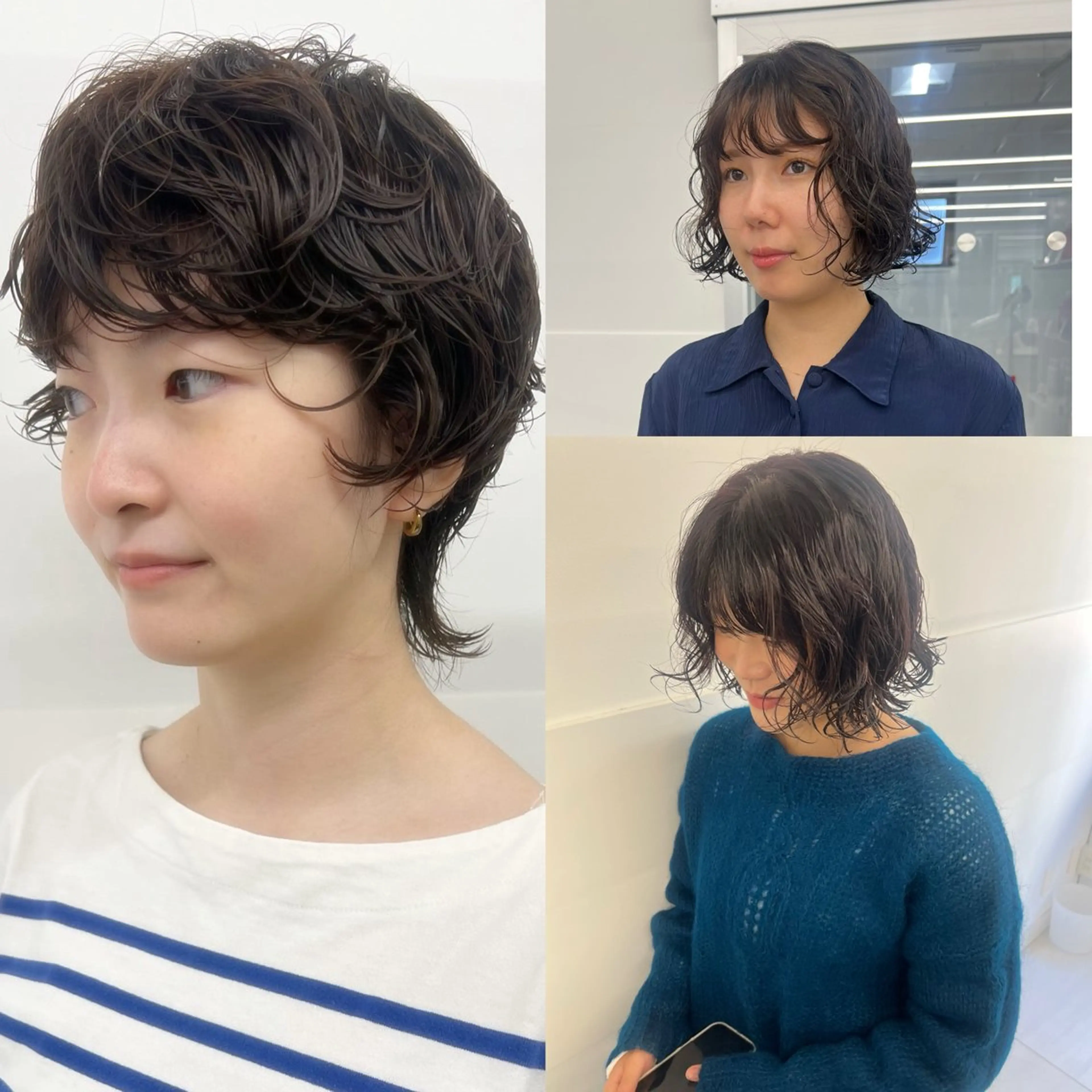 ミディアム カラー パーマ カット パーマ トリートメント レイヤー/パーマ 🐕‍🦺Nagiのヘアスタイル