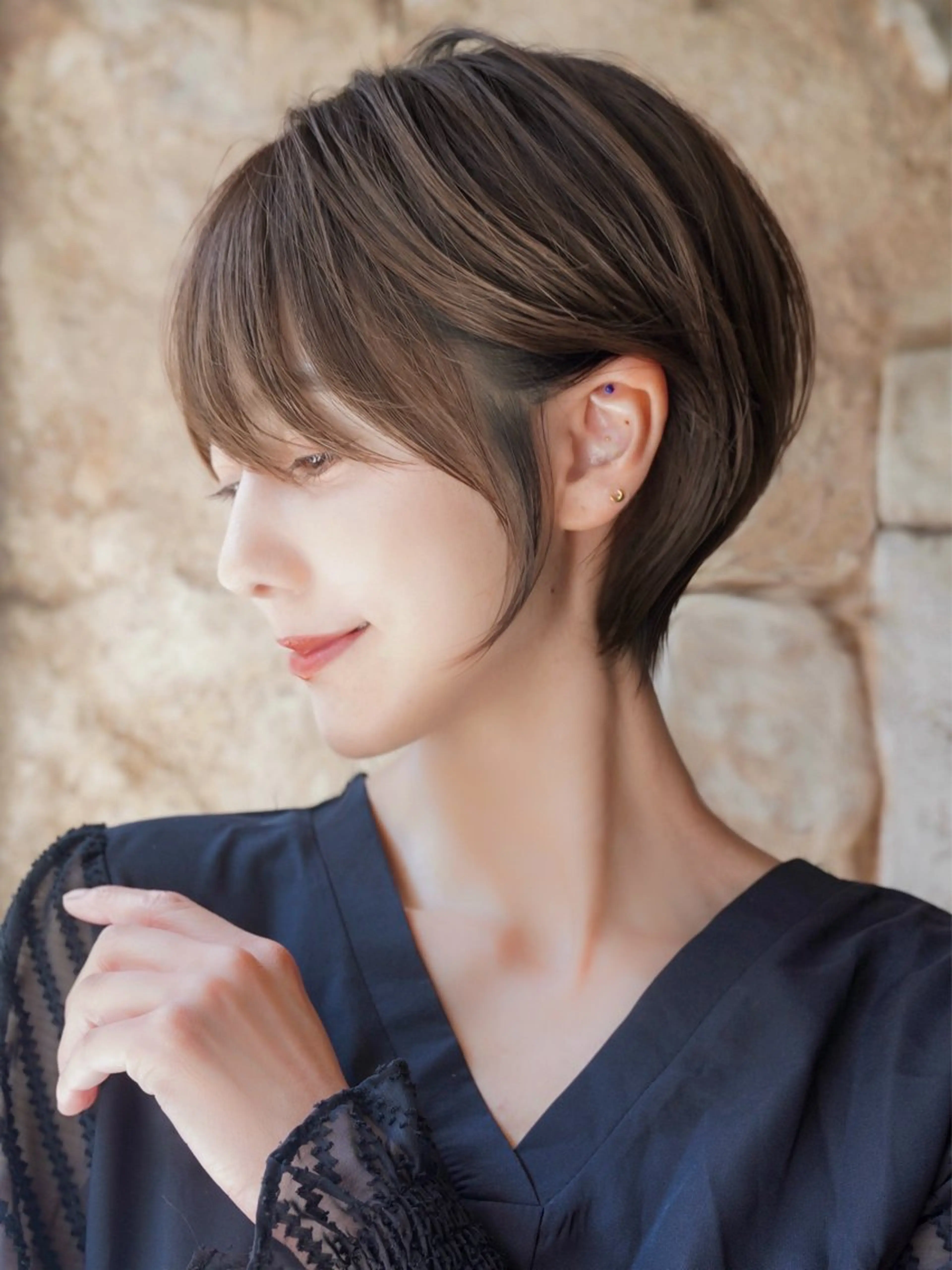 ショート カット 祝田 巳幸のヘアスタイル