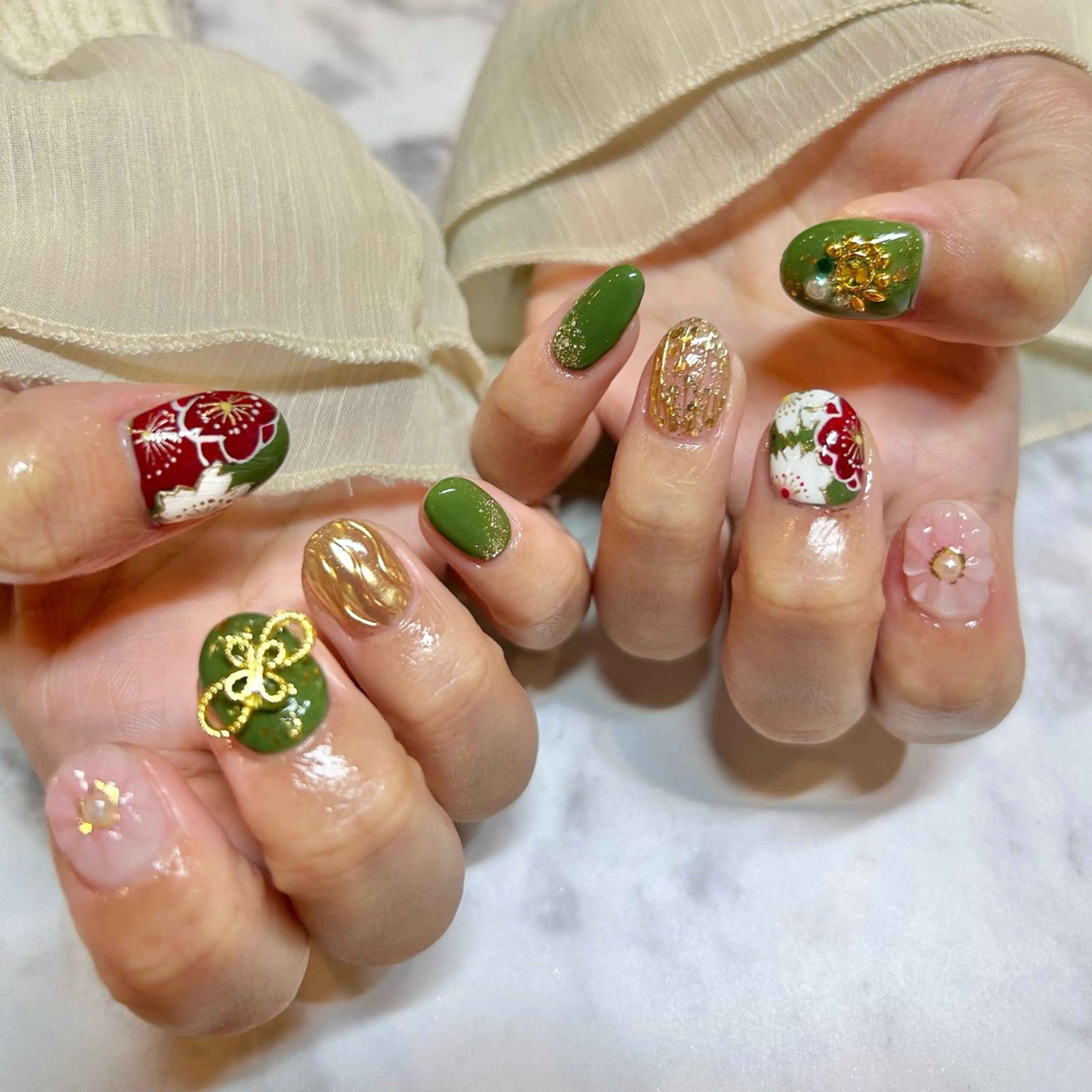 ネイル ハンドネイル Bianca栄店 みさとのネイルデザイン