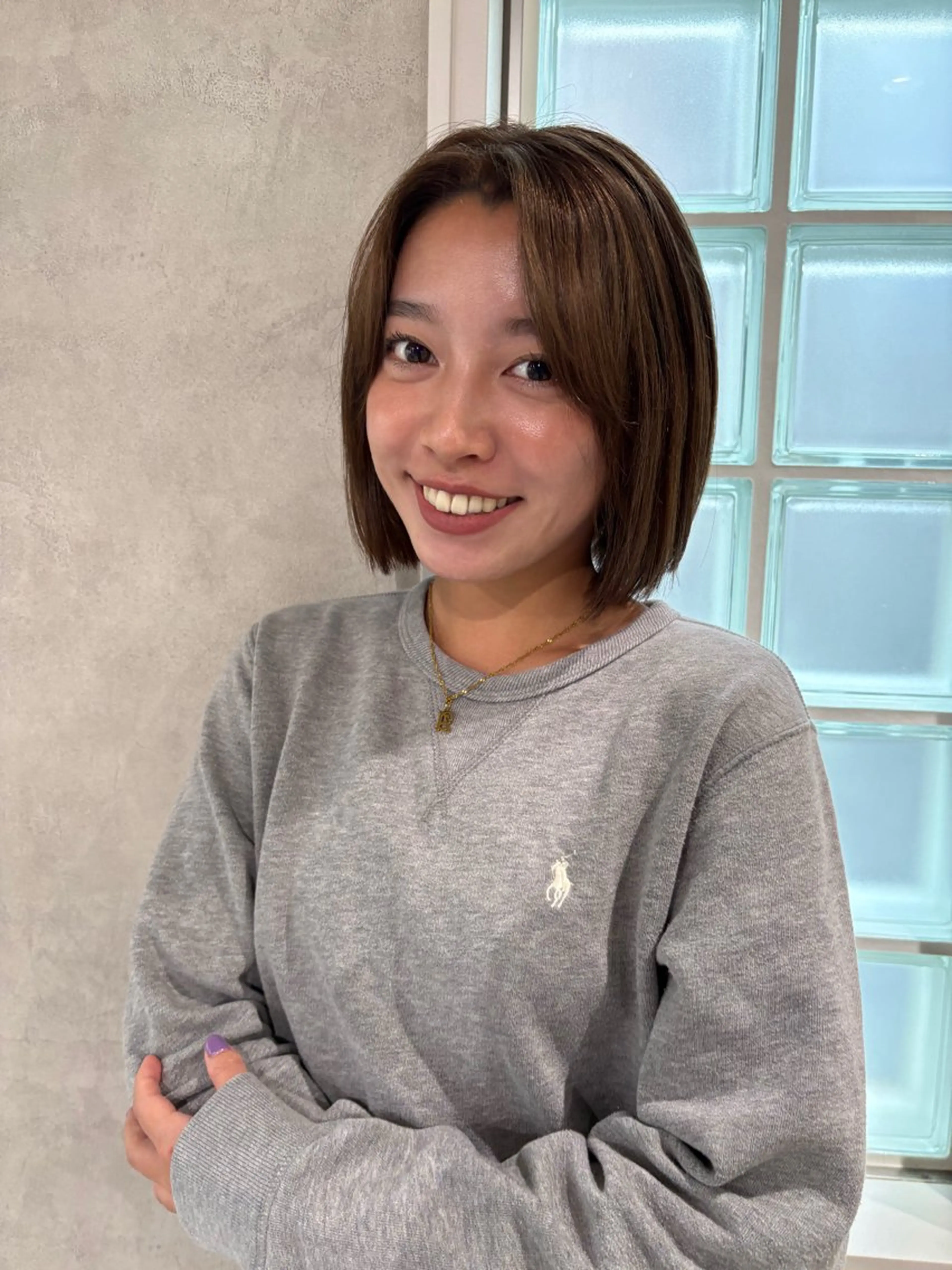 カラー 透明感カラー/海外風 レイヤー/mao🗽のヘアスタイル