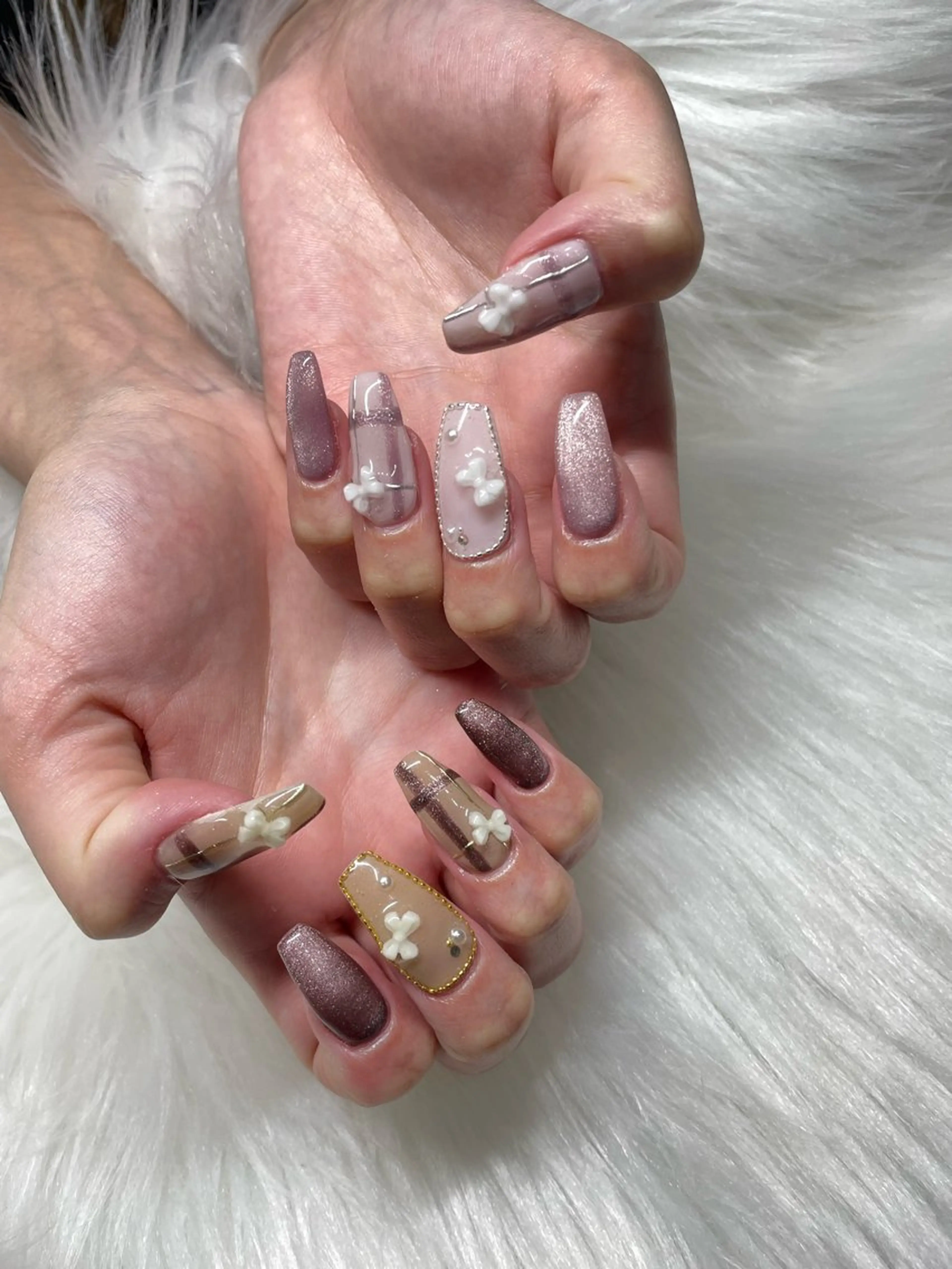 ネイル ハンドネイル オーロラ所属・YUI nailのネイルデザイン