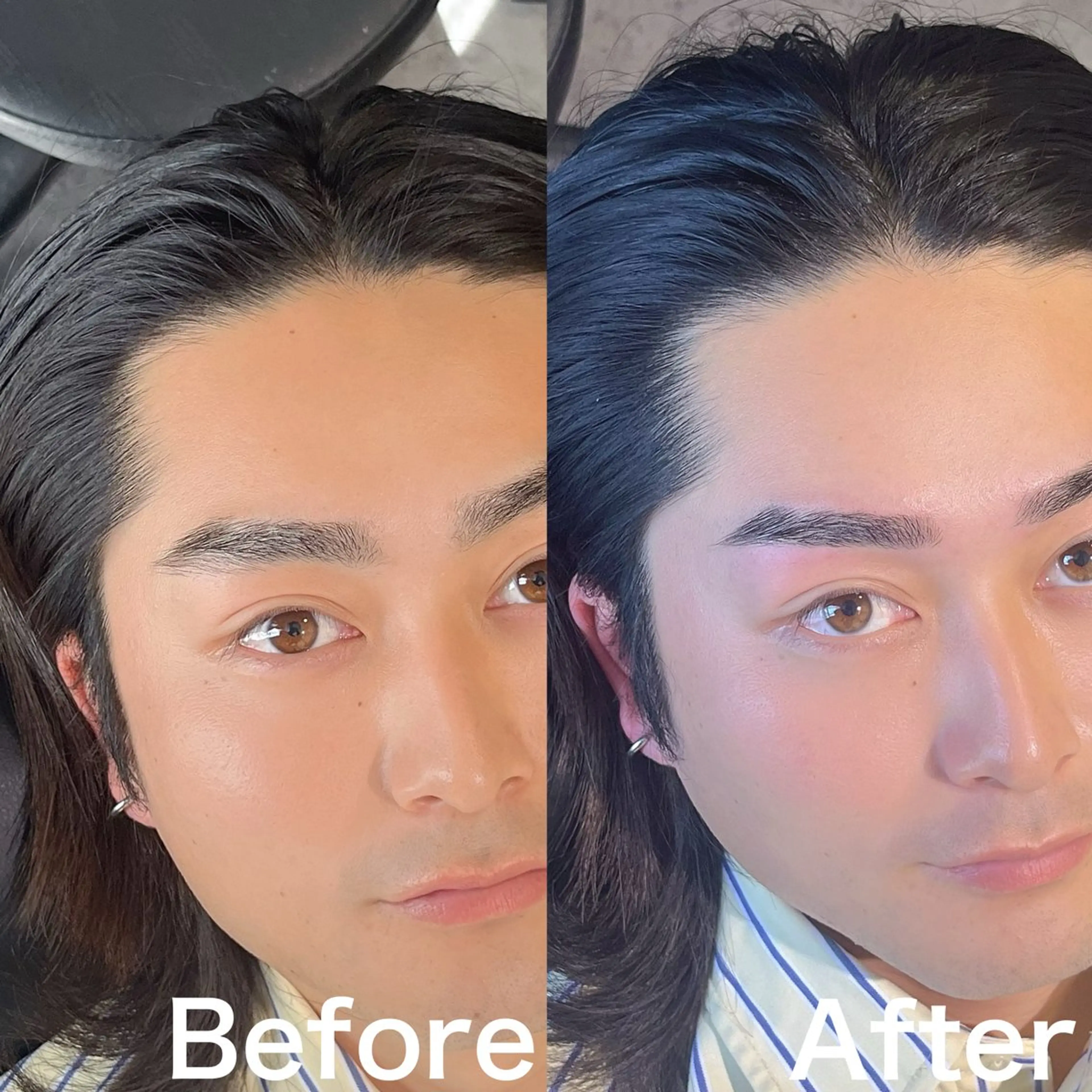 メンズ アイブロウ ワックス脱毛 眉カット その他(アイブロウ) 2◯Re:gid Yusukeの眉毛・アイブロウイメージ