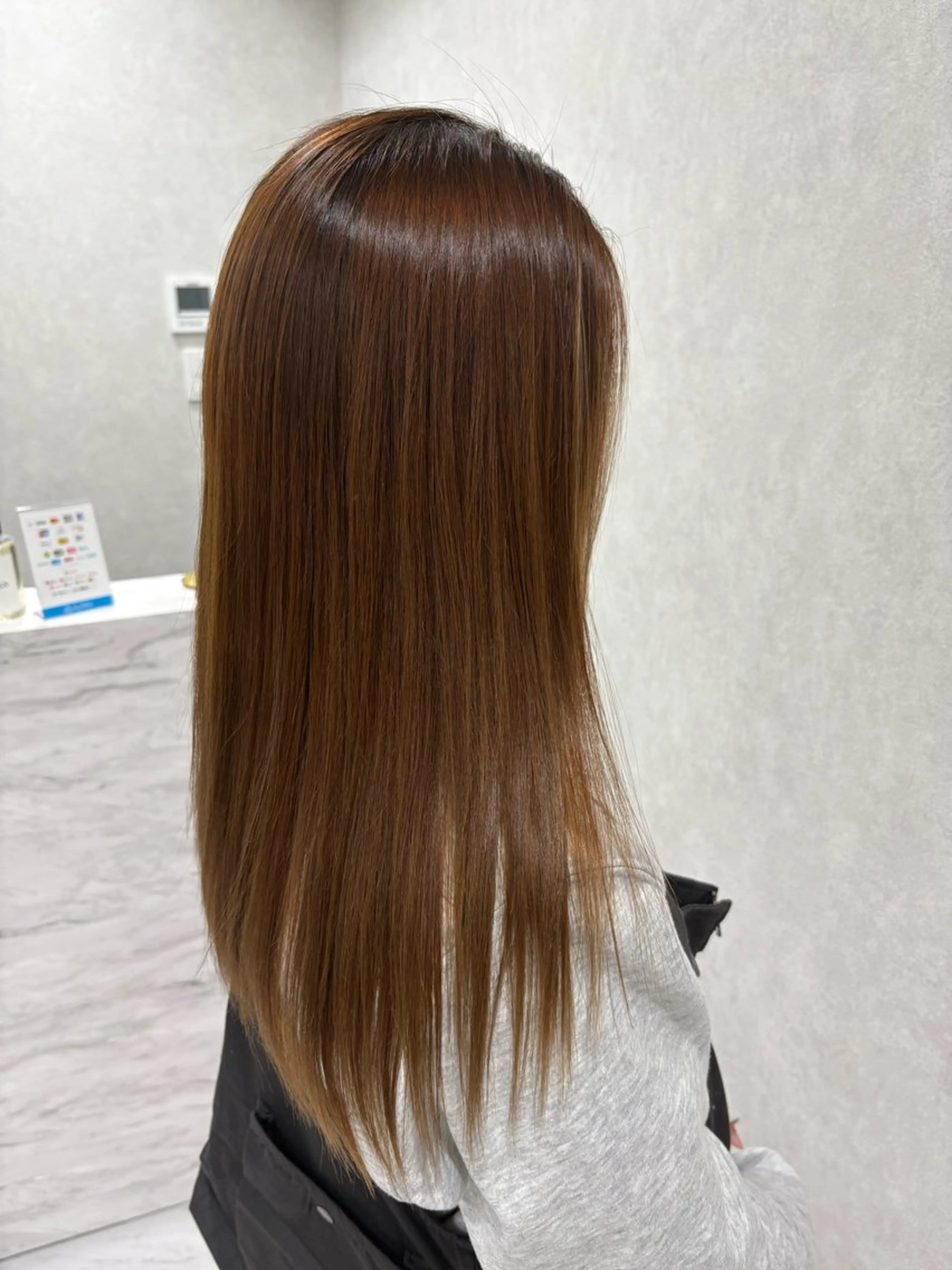 カット＋縮毛矯正＋クイックトリートメントの写真