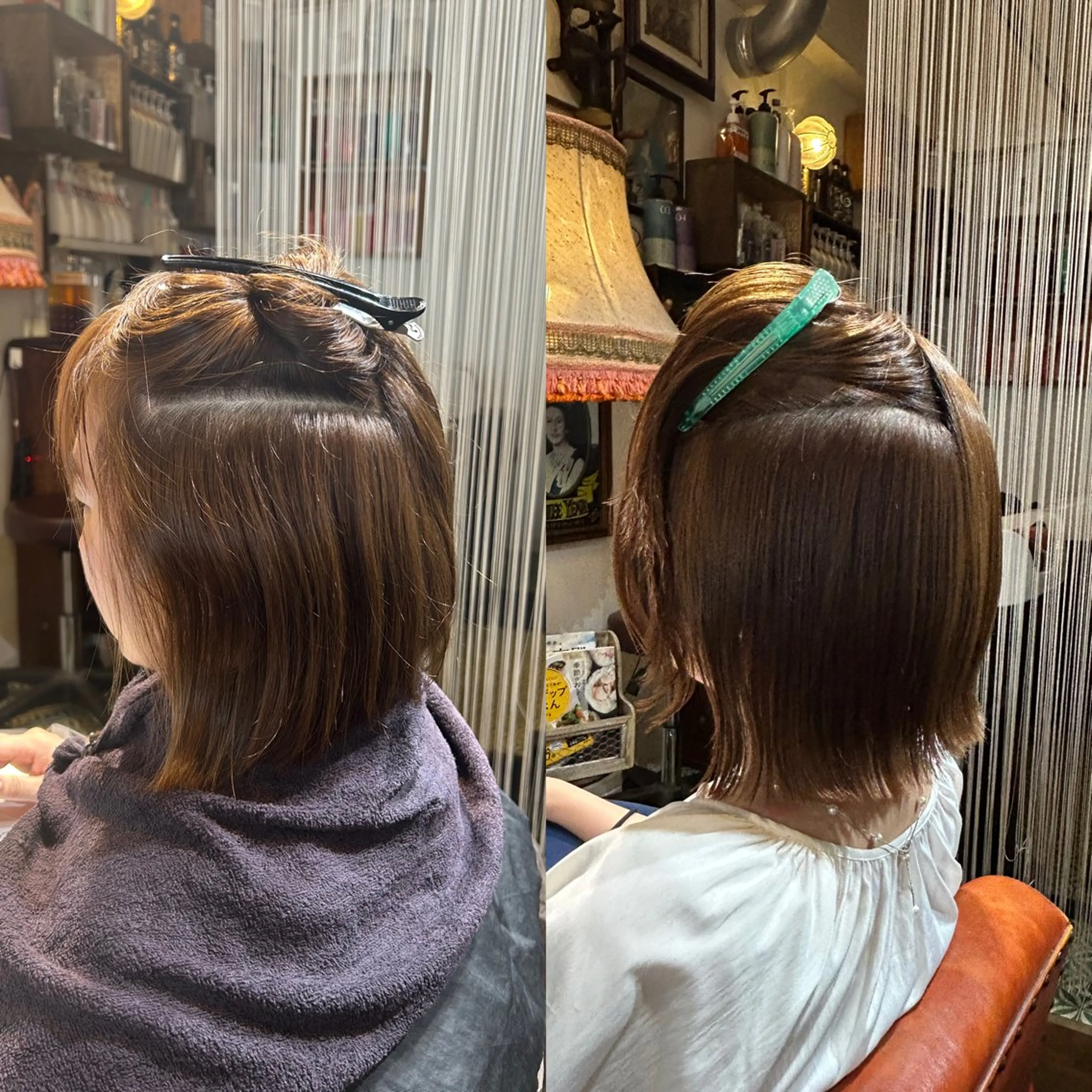 ミディアム パーマ 縮毛矯正 縮毛矯正 トリートメント ヘッドスパ BRITS 渡辺 菜々子のヘアスタイル