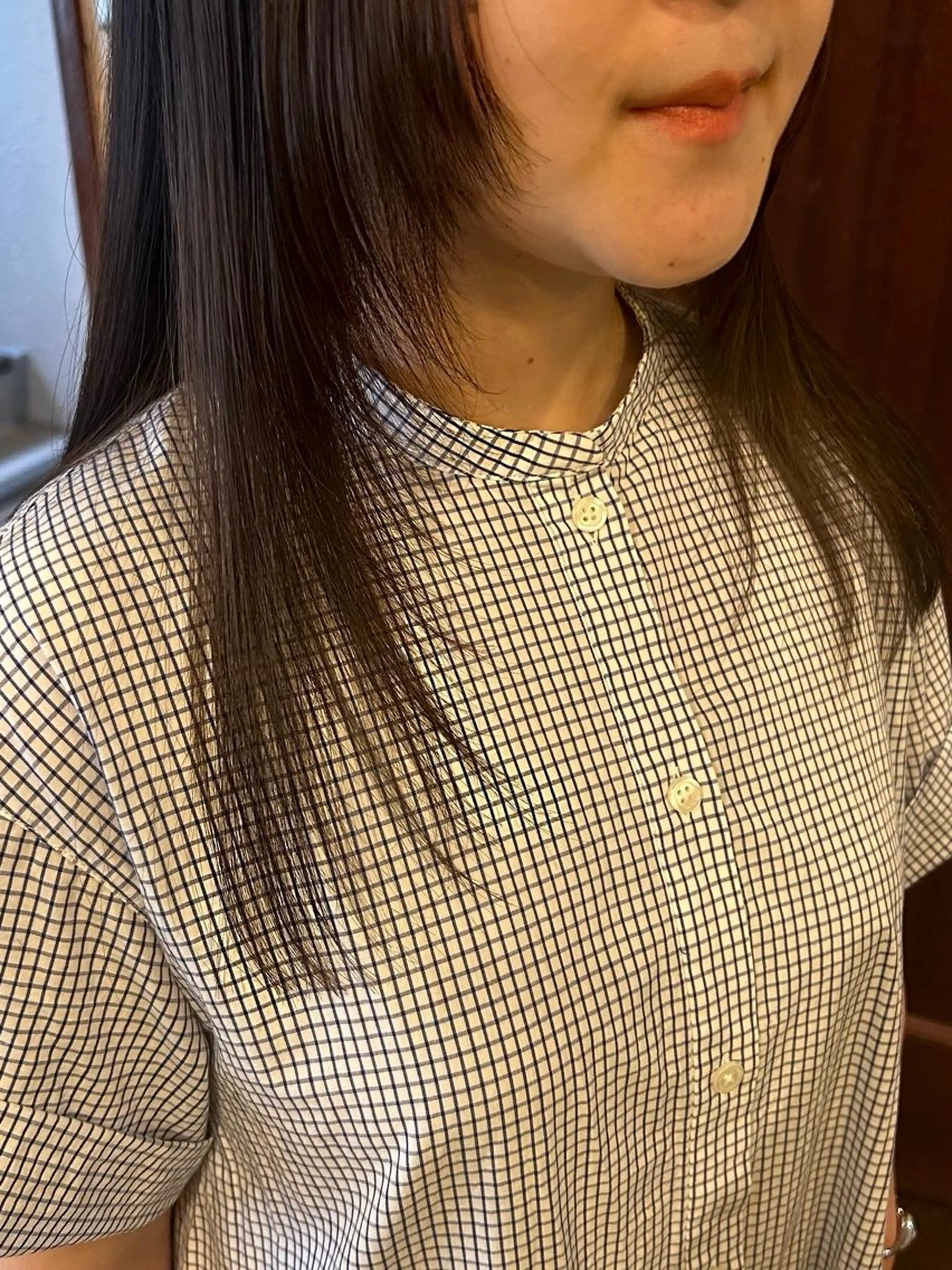 ロング L’HOMME BLANC所属・佐藤 優里奈のヘアスタイル