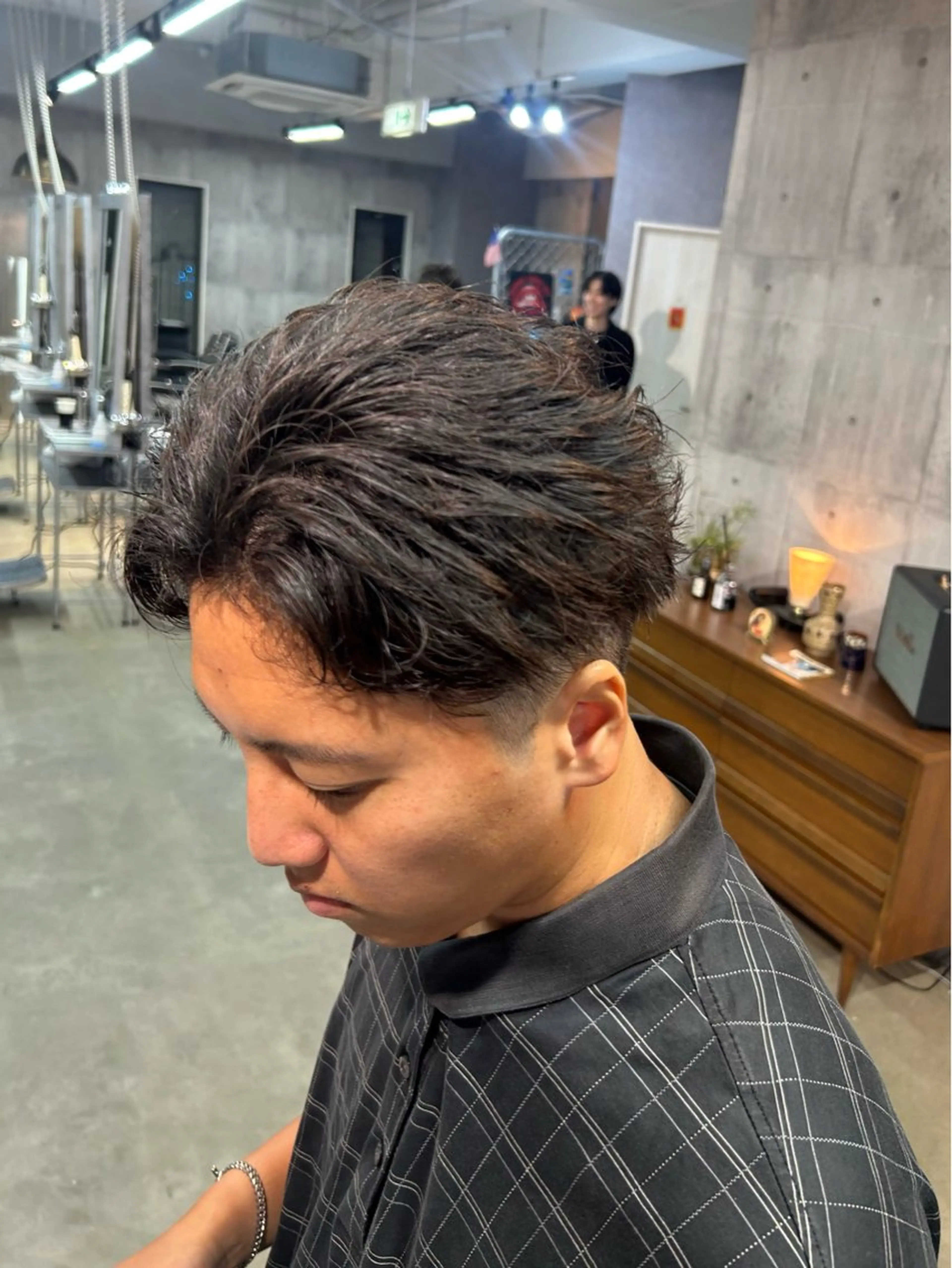 ミディアム カット 👑パーマの王様👑 【メンズ専門店】のヘアスタイル