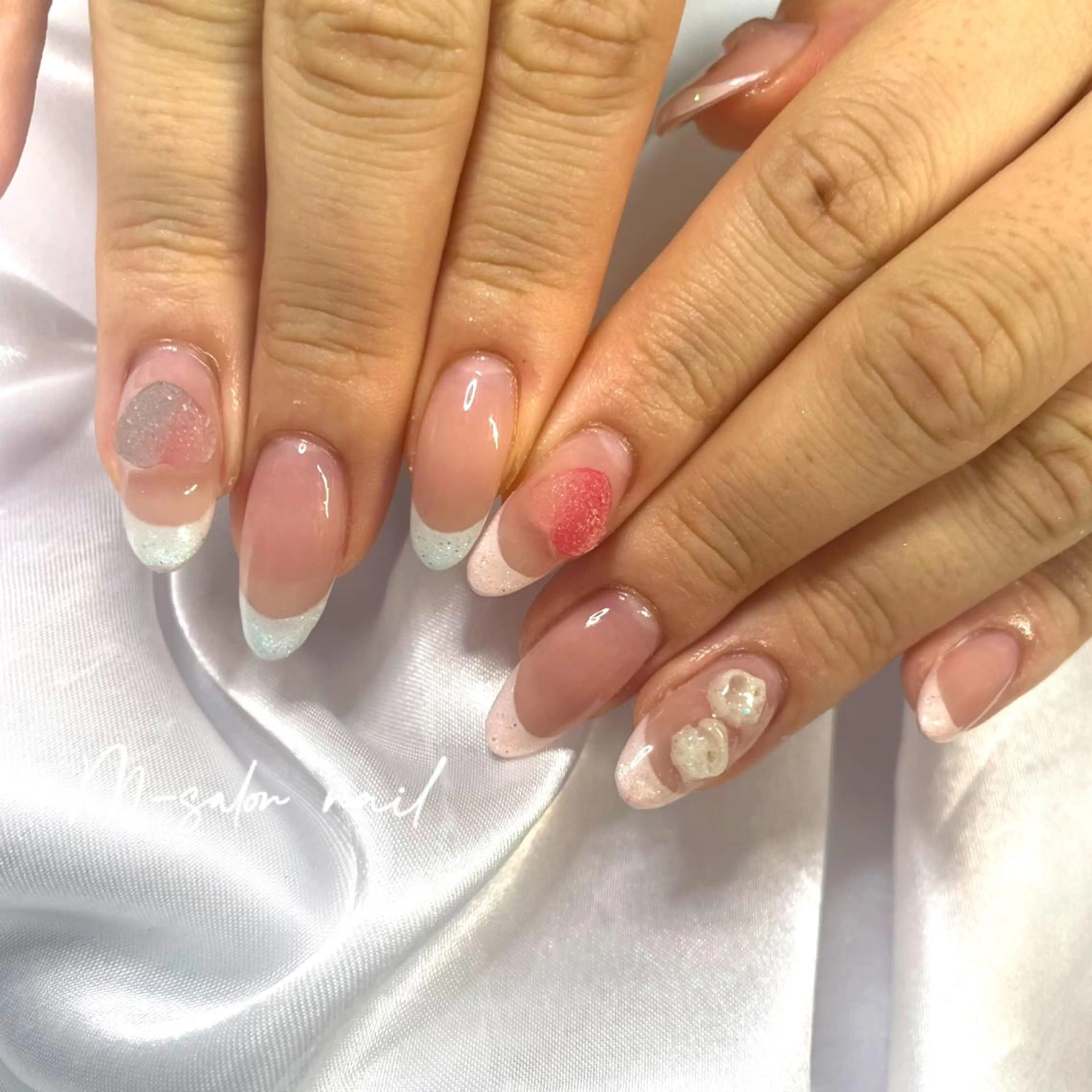 ネイル ハンドネイル 韓国/網紅/パーツ M-salonのネイルデザイン