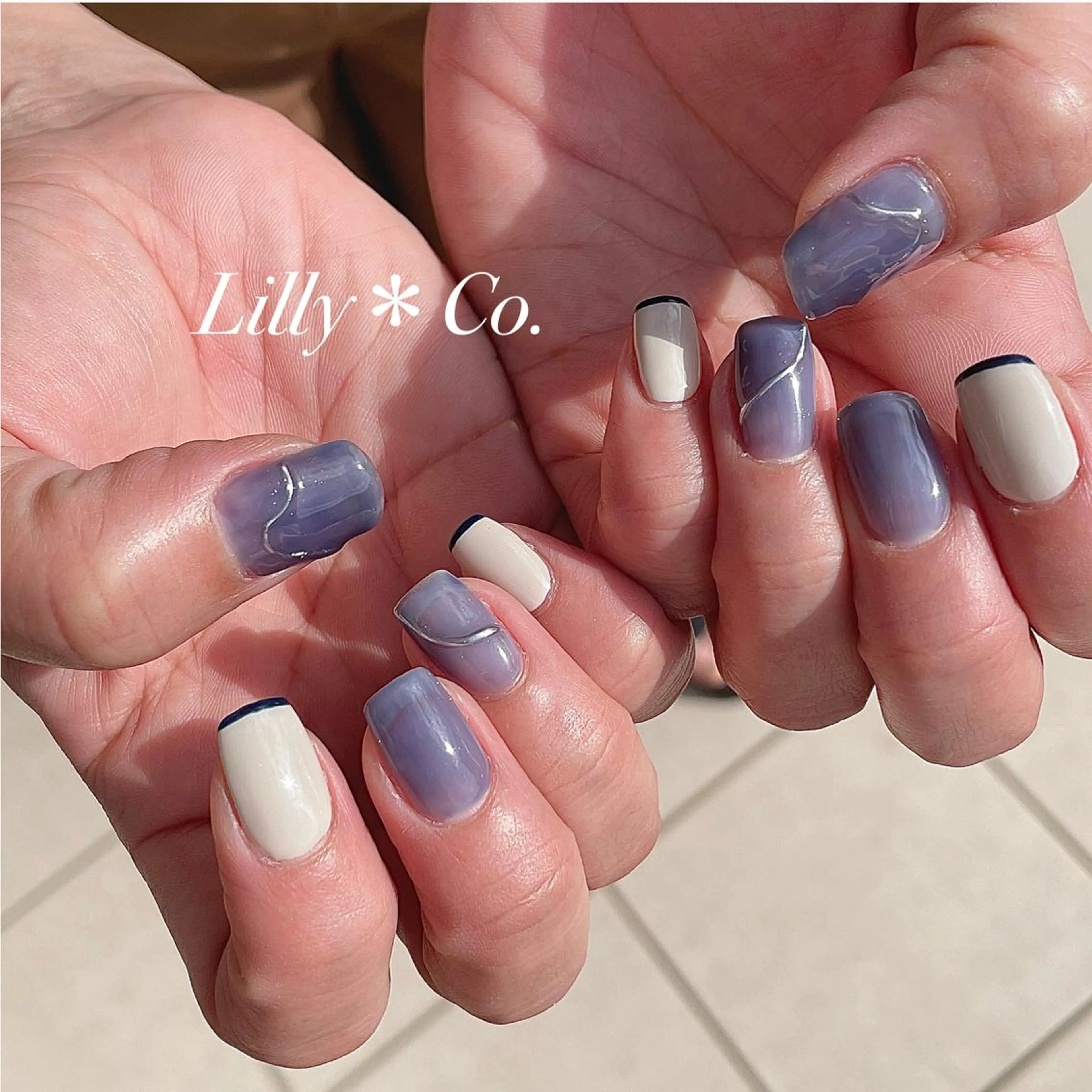 ネイル アートネイル ハンドネイル ハンドケア Lilly Co.のネイルデザイン