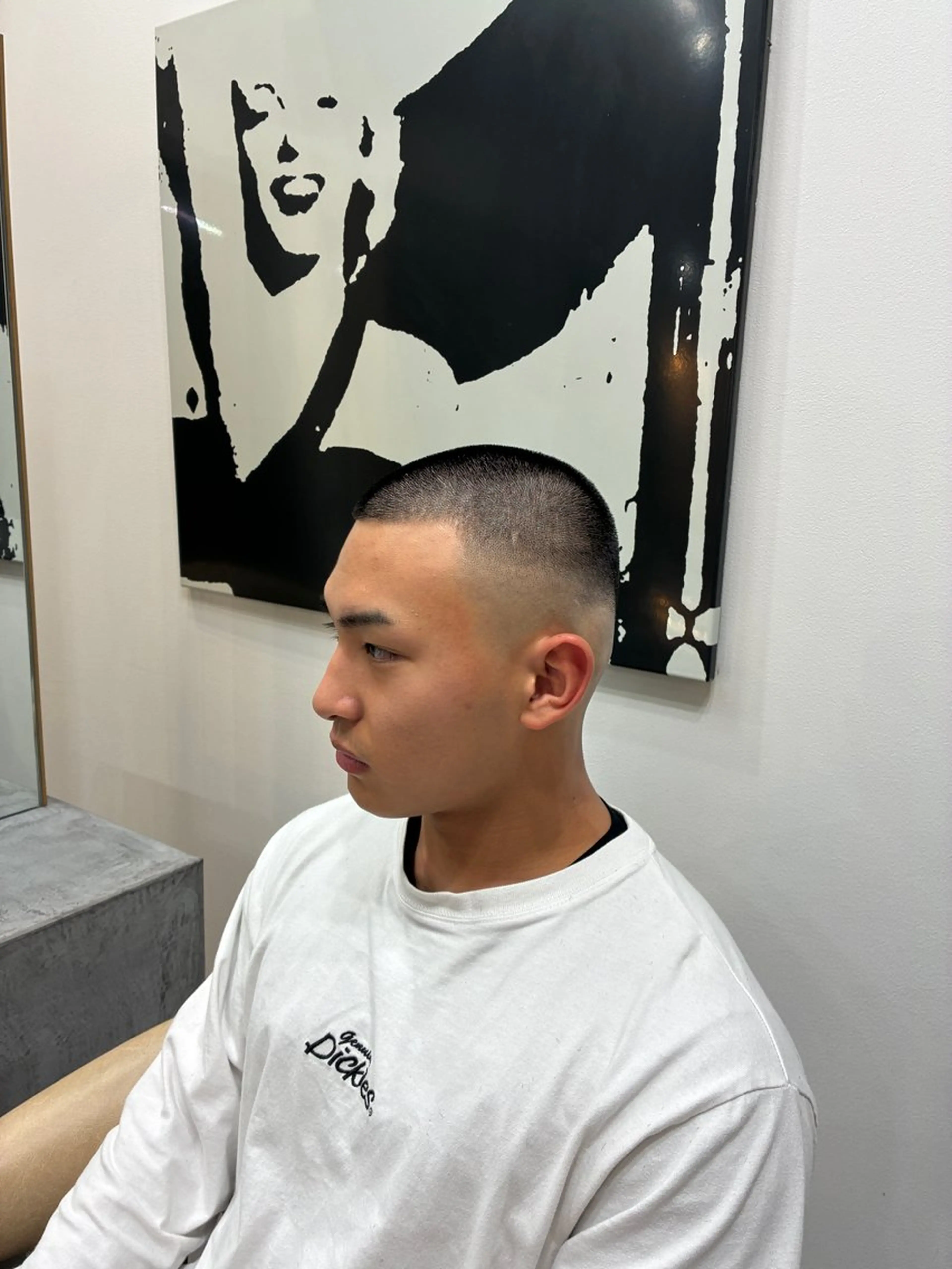 メンズ フェードカット スキンフェード カット FJ Kaminokeのヘアスタイル